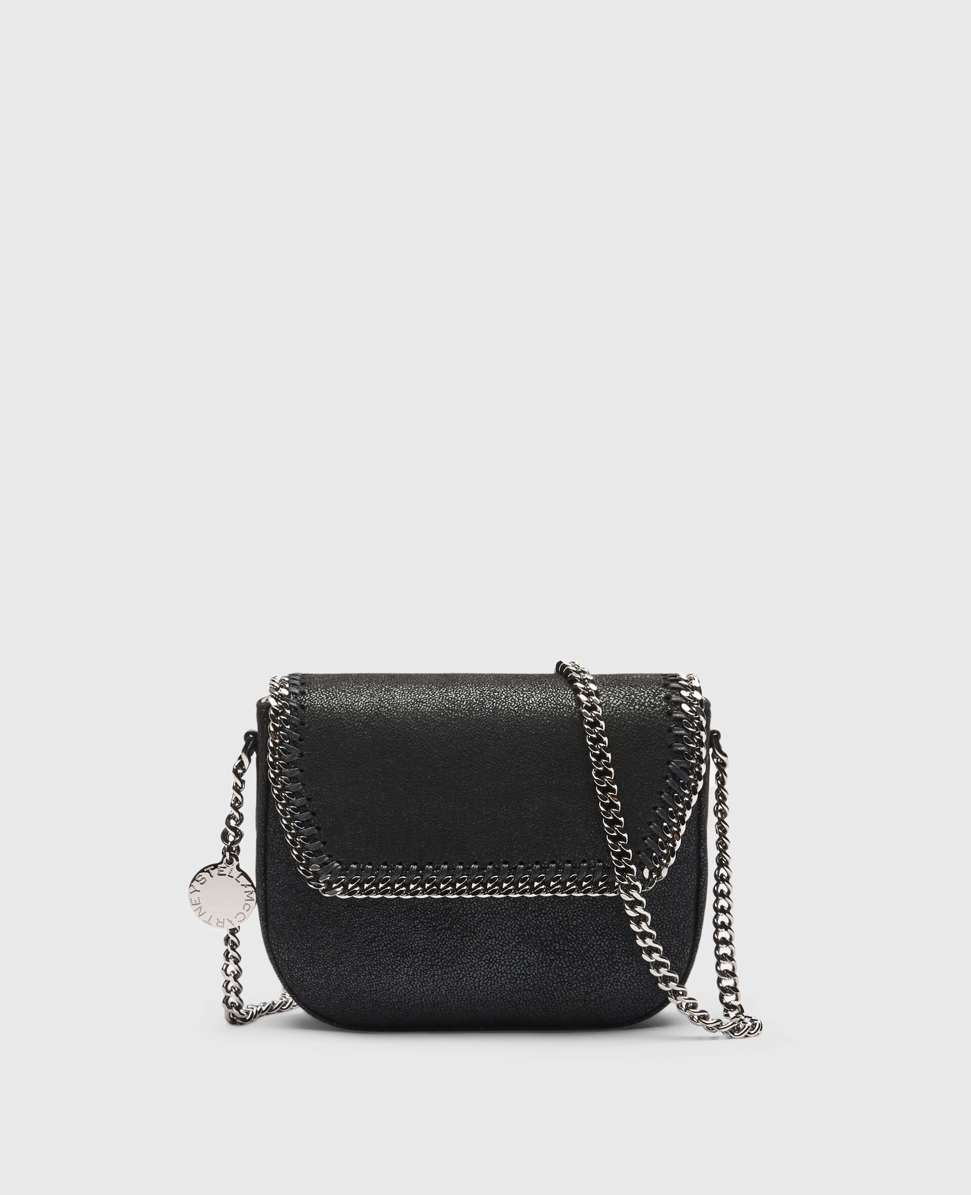 Falabella Flap Crossbody Bag-Black-medium