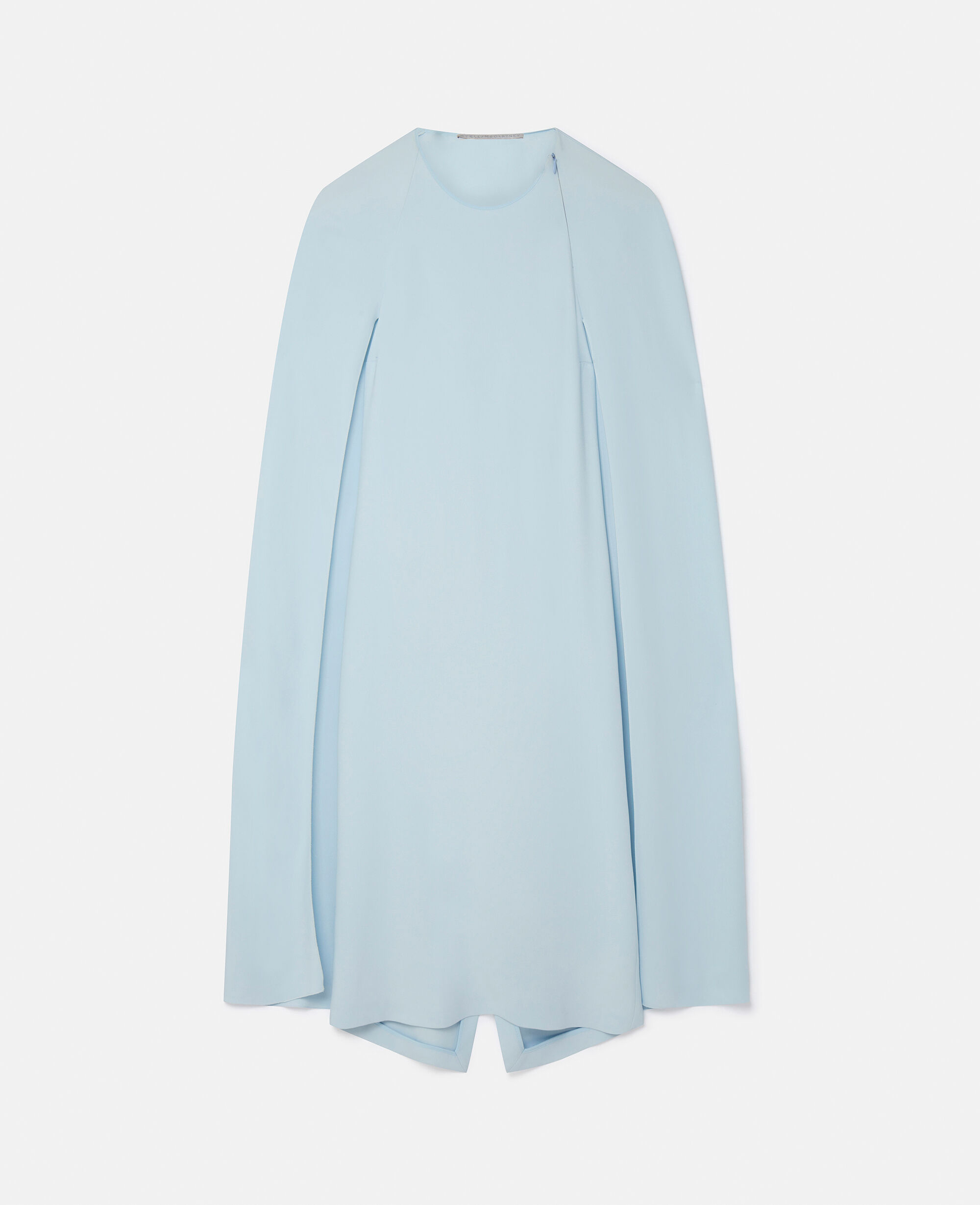 Women アイスブルー ケープドレス | Stella McCartney JP Women アイスブルー ケープドレス | Stella McCartney JP