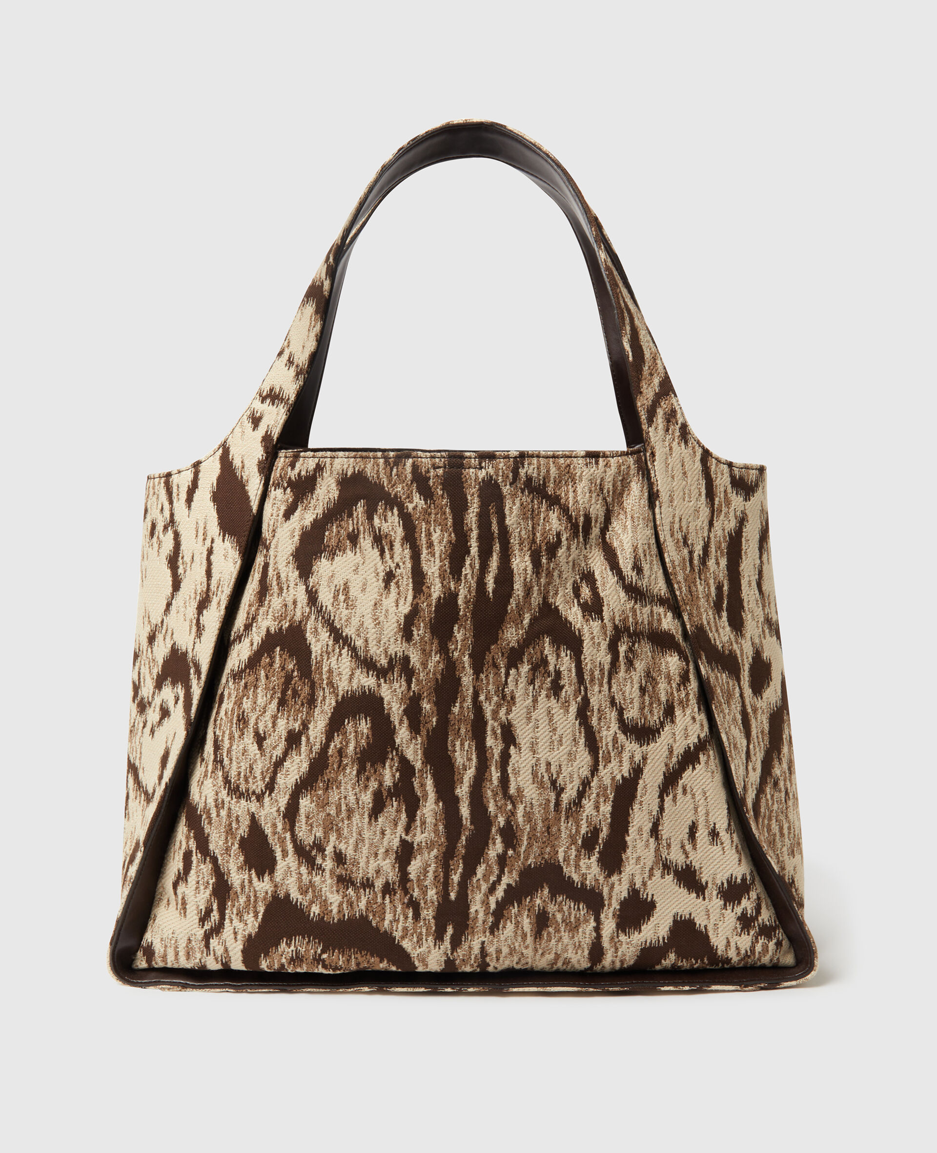 Logo Large Cloud Leopard Tote Bag-Brown-large image number 2