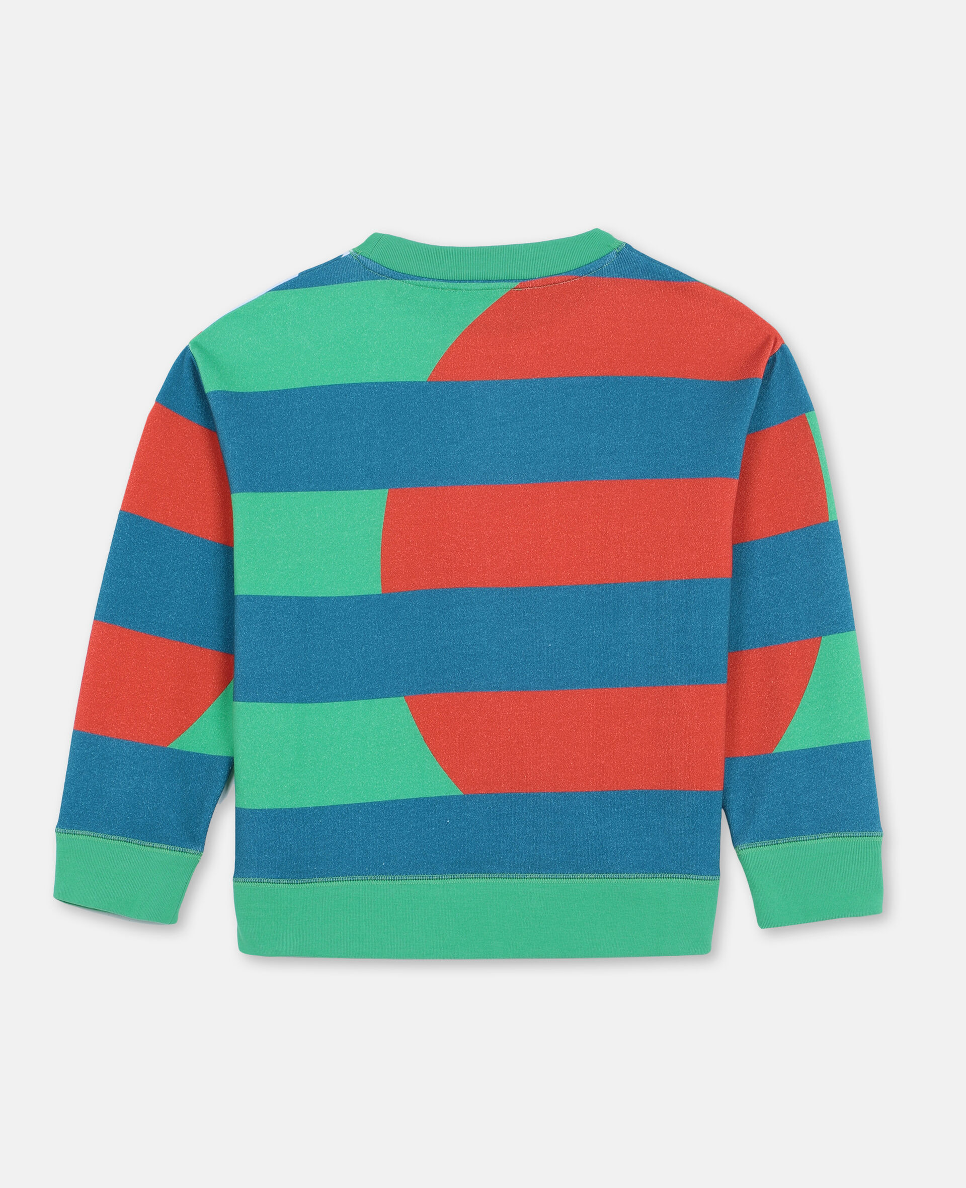 Oversize-Sweatshirt aus Baumwolle mit Palmen-Print -Grün-large image number 3