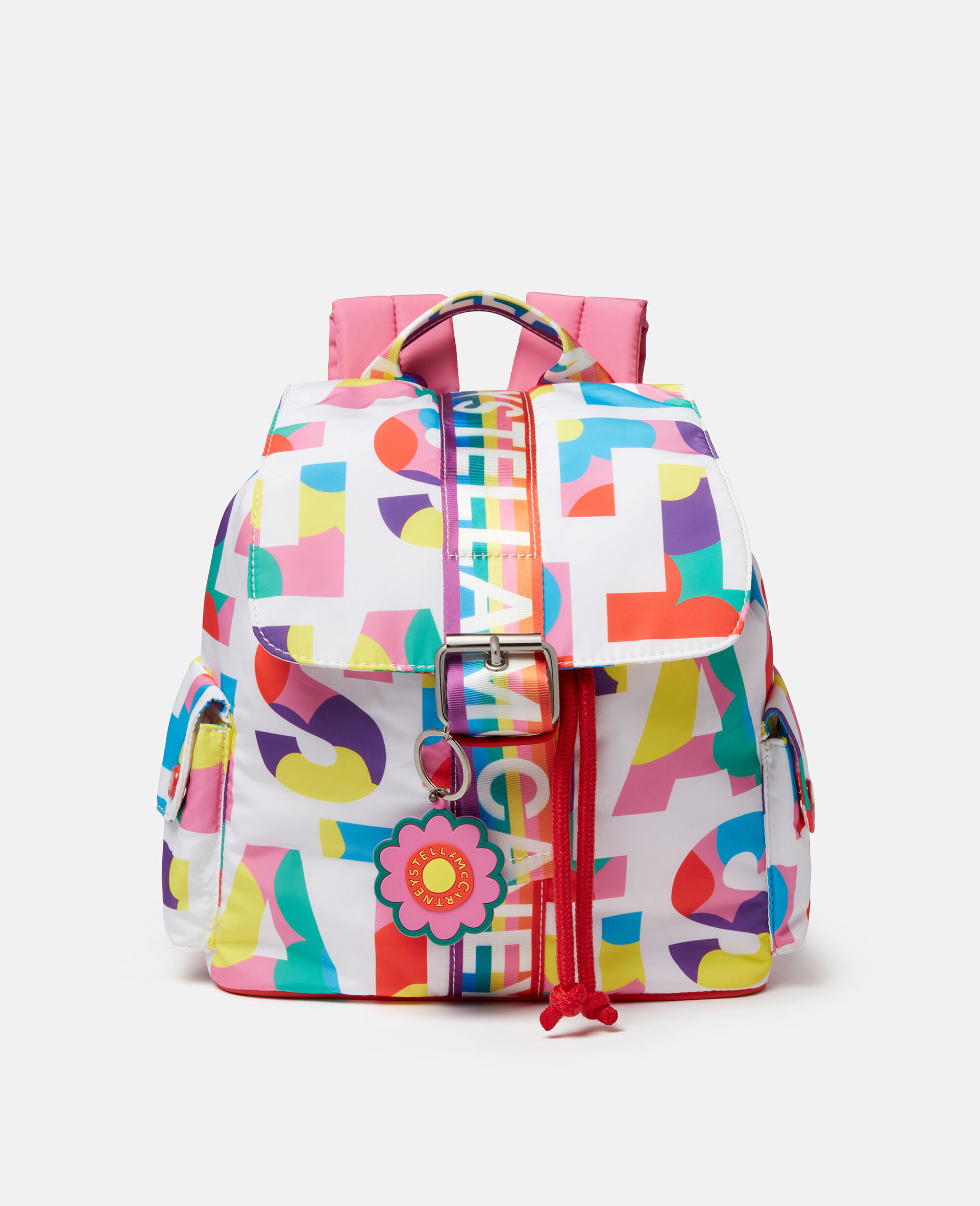 Kids Multicolour Stella Logo Pop Backpack | Stella McCartney US