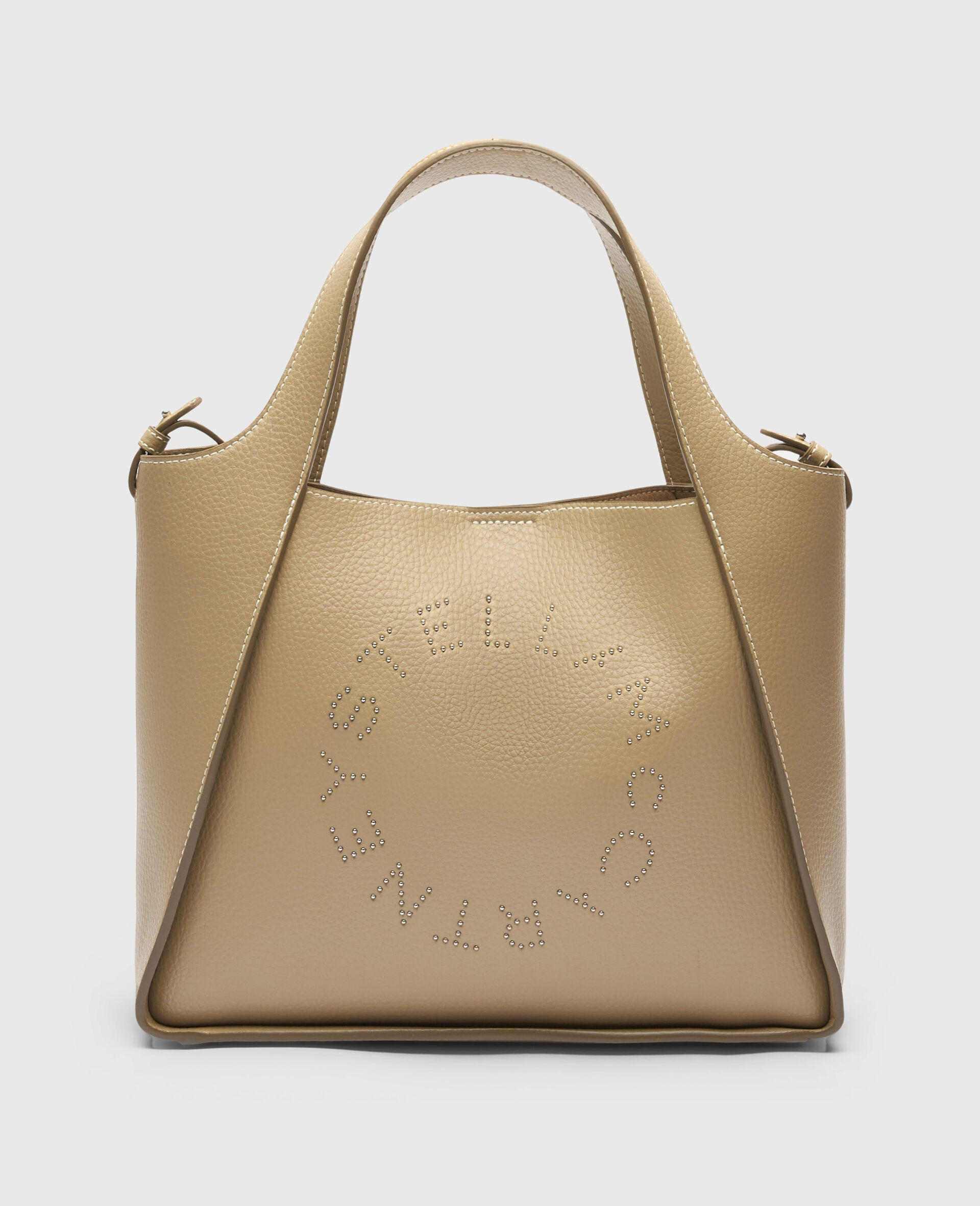 Logo Top Handle Crossbody Tote Bag-Brown-large image number 0