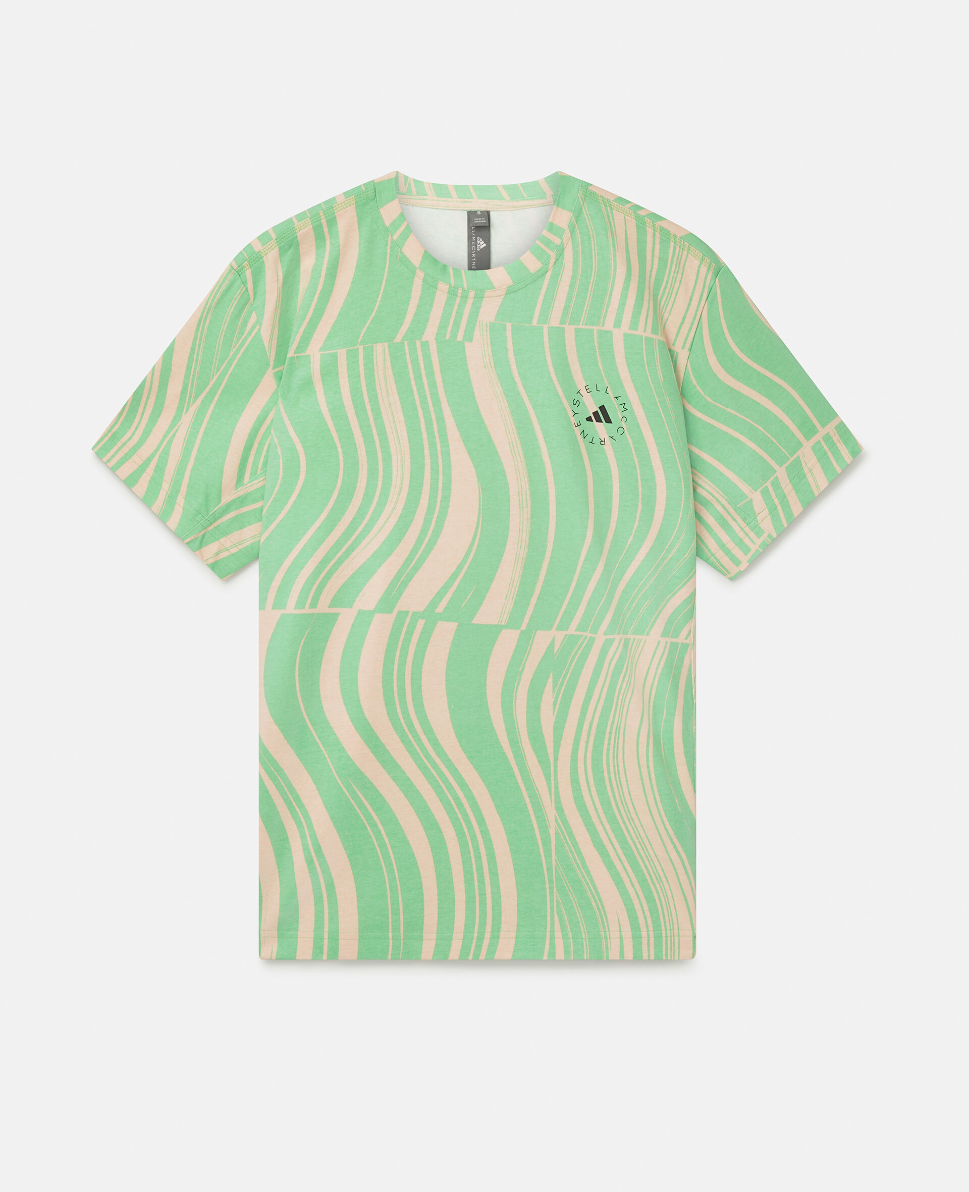 TrueCasuals Hover Float Print Graphic T-Shirt-Grey-large image number 0