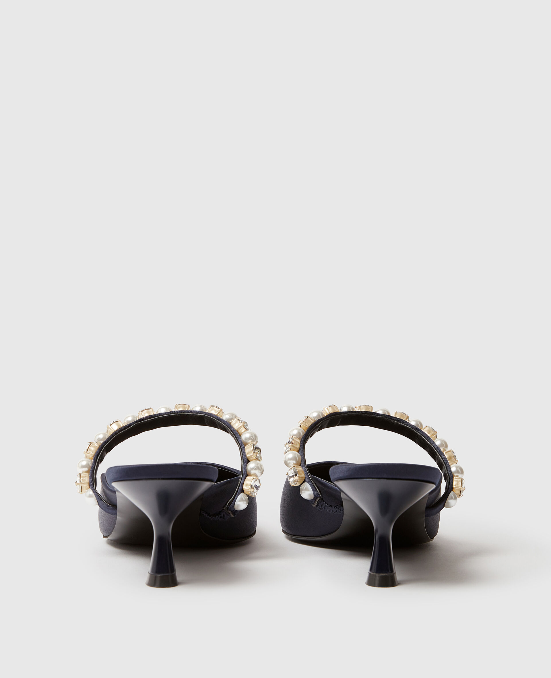 Elsa Pearl-Embellished Kitten Heels-Yellow-large image number 2