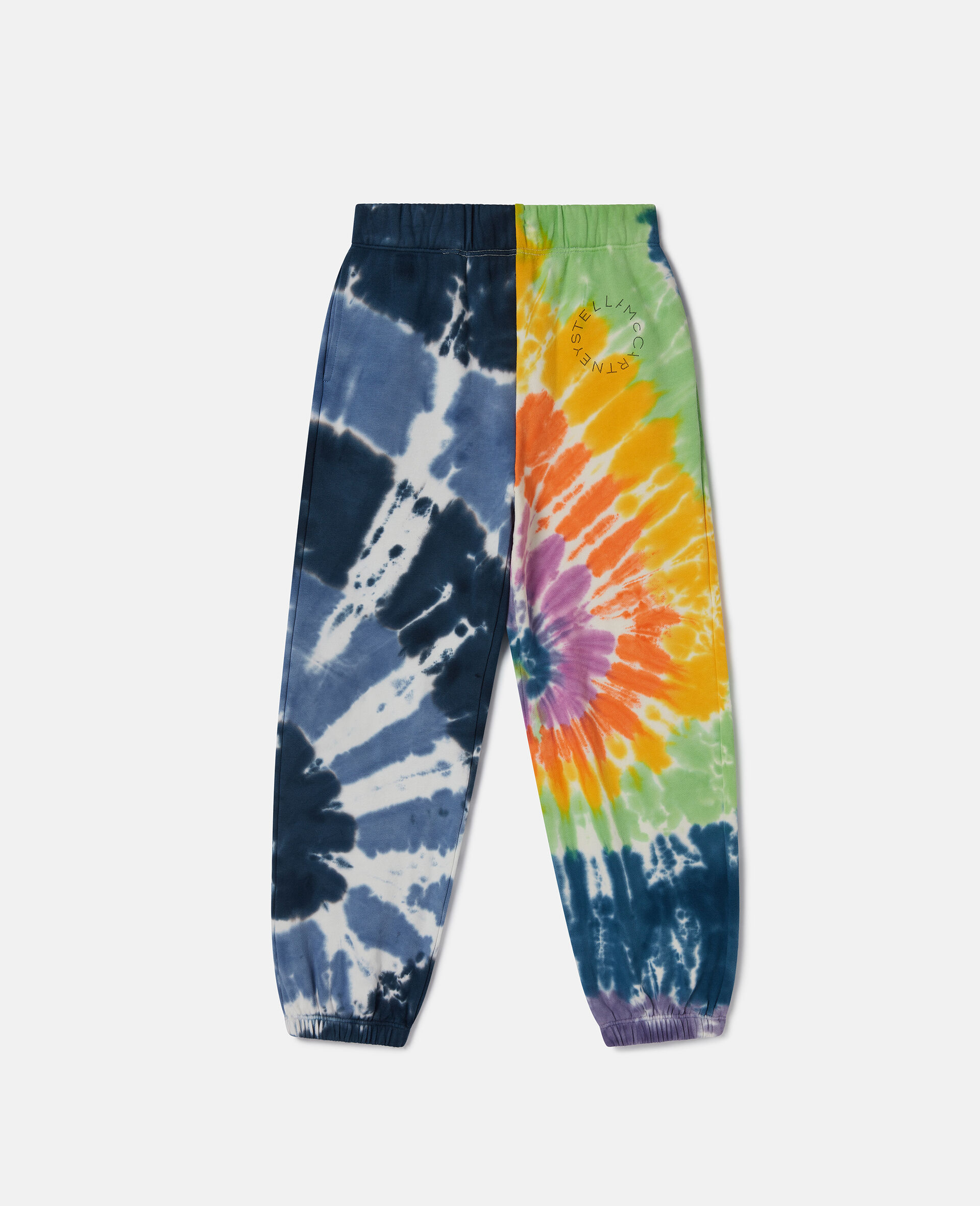 Tie-Dye Graphic Sweatpants-Multicolour-large image number 0