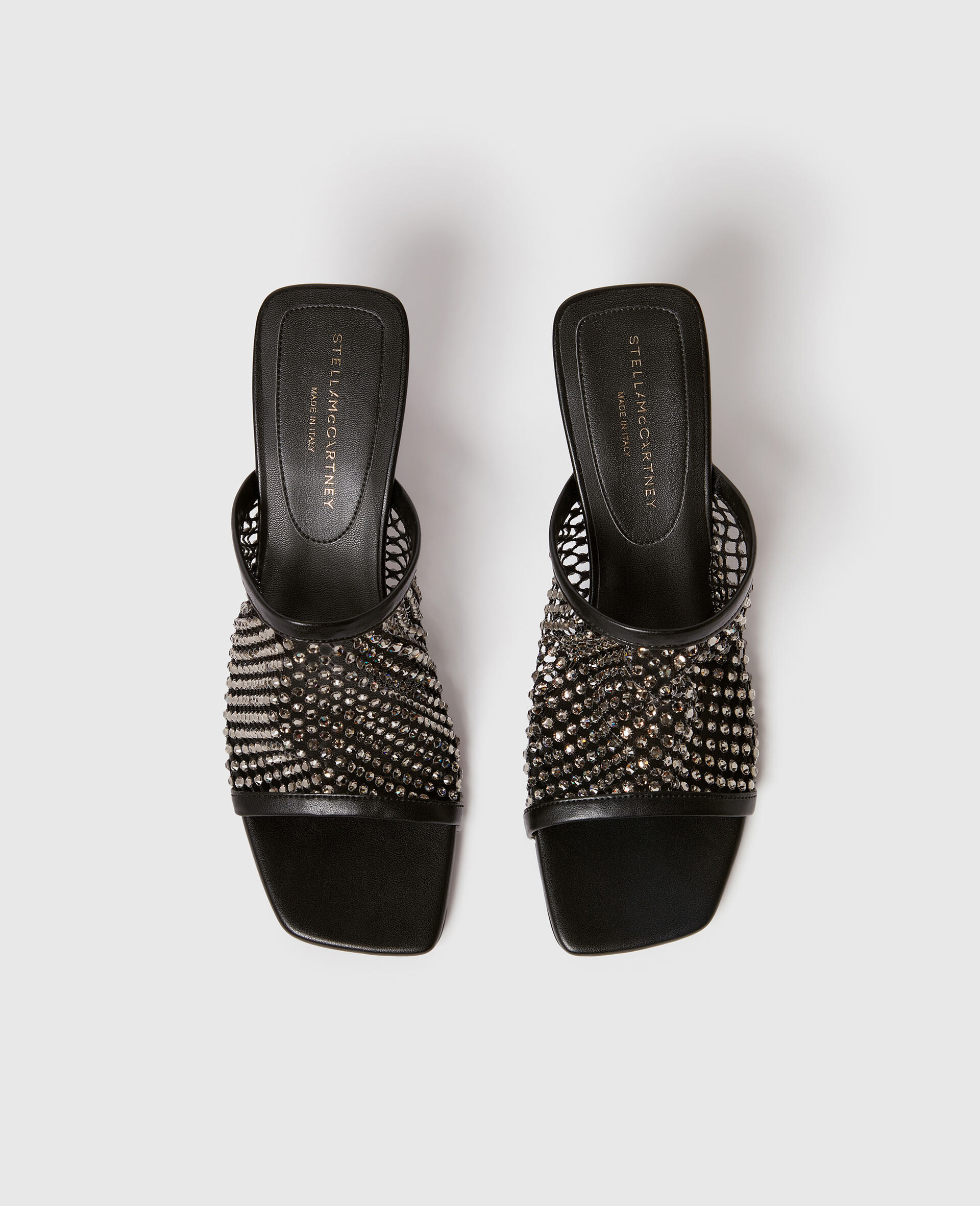 Crystal Mesh Mules-Black-large image number 3