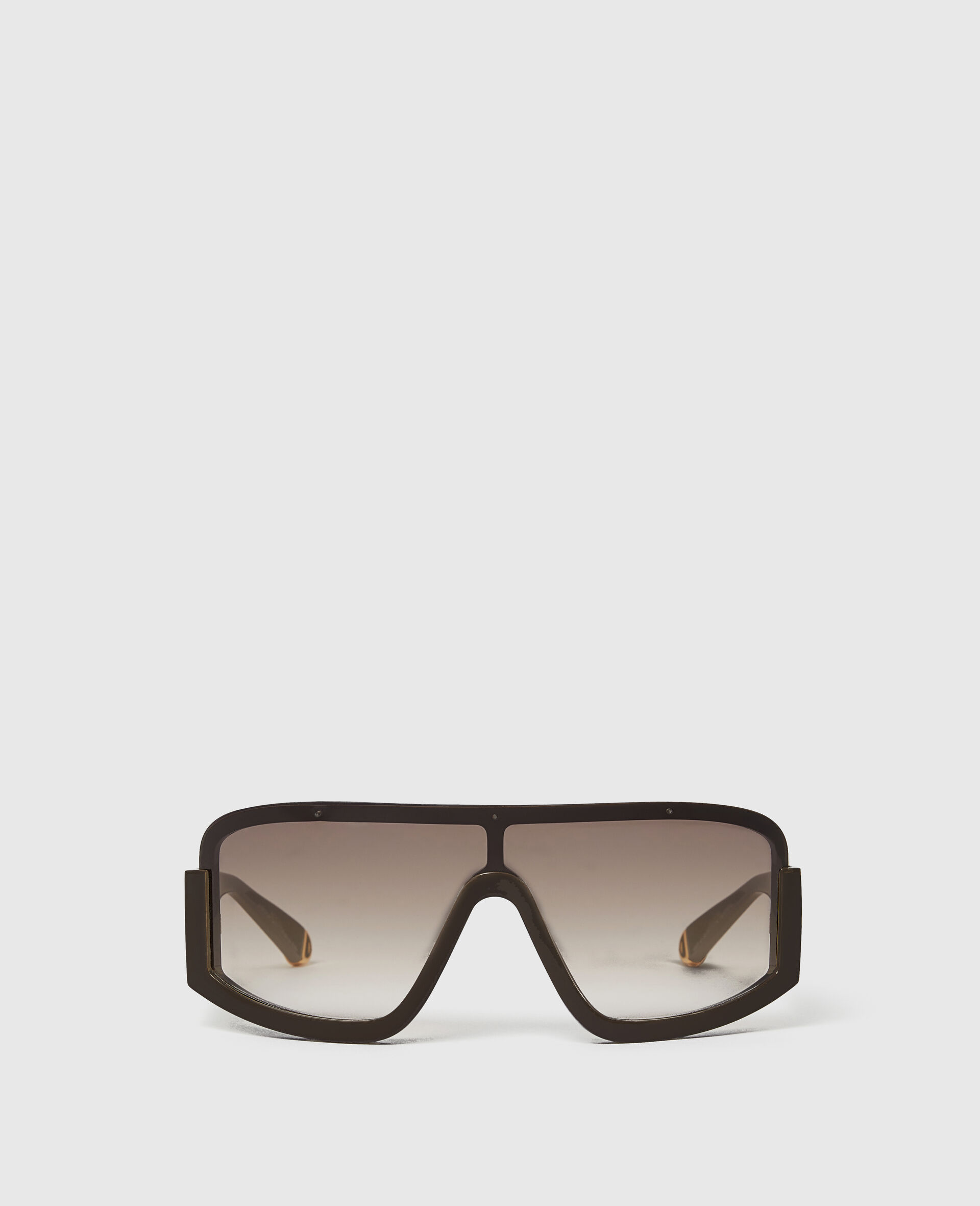 Klobige Sonnenbrille mit gerader Kante-Schwarz-large image number 0
