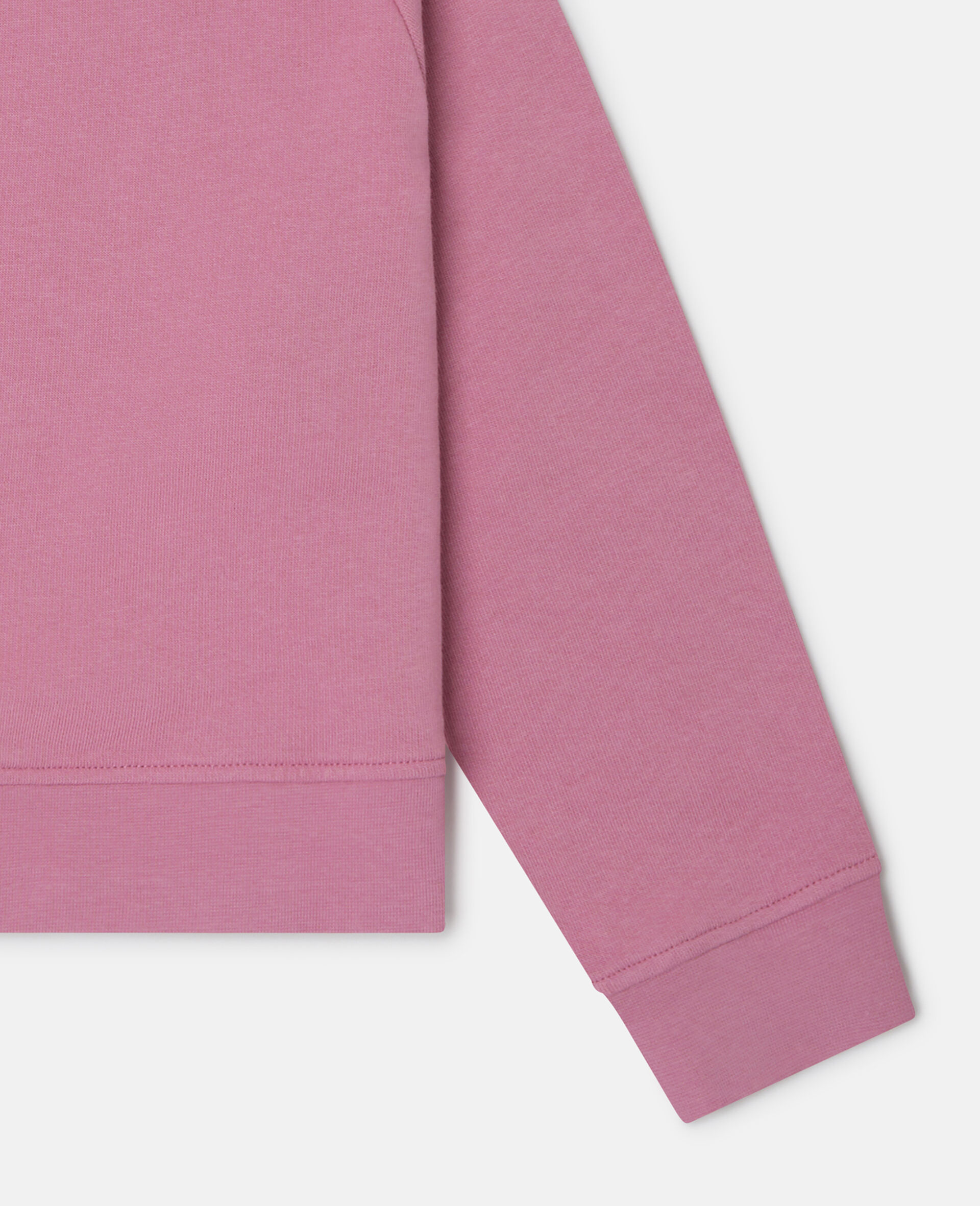 Logo Graphic Crewneck Sweatshirt-Pink-large Logo Graphic Crewneck Sweatshirt-Pink-large image number 3