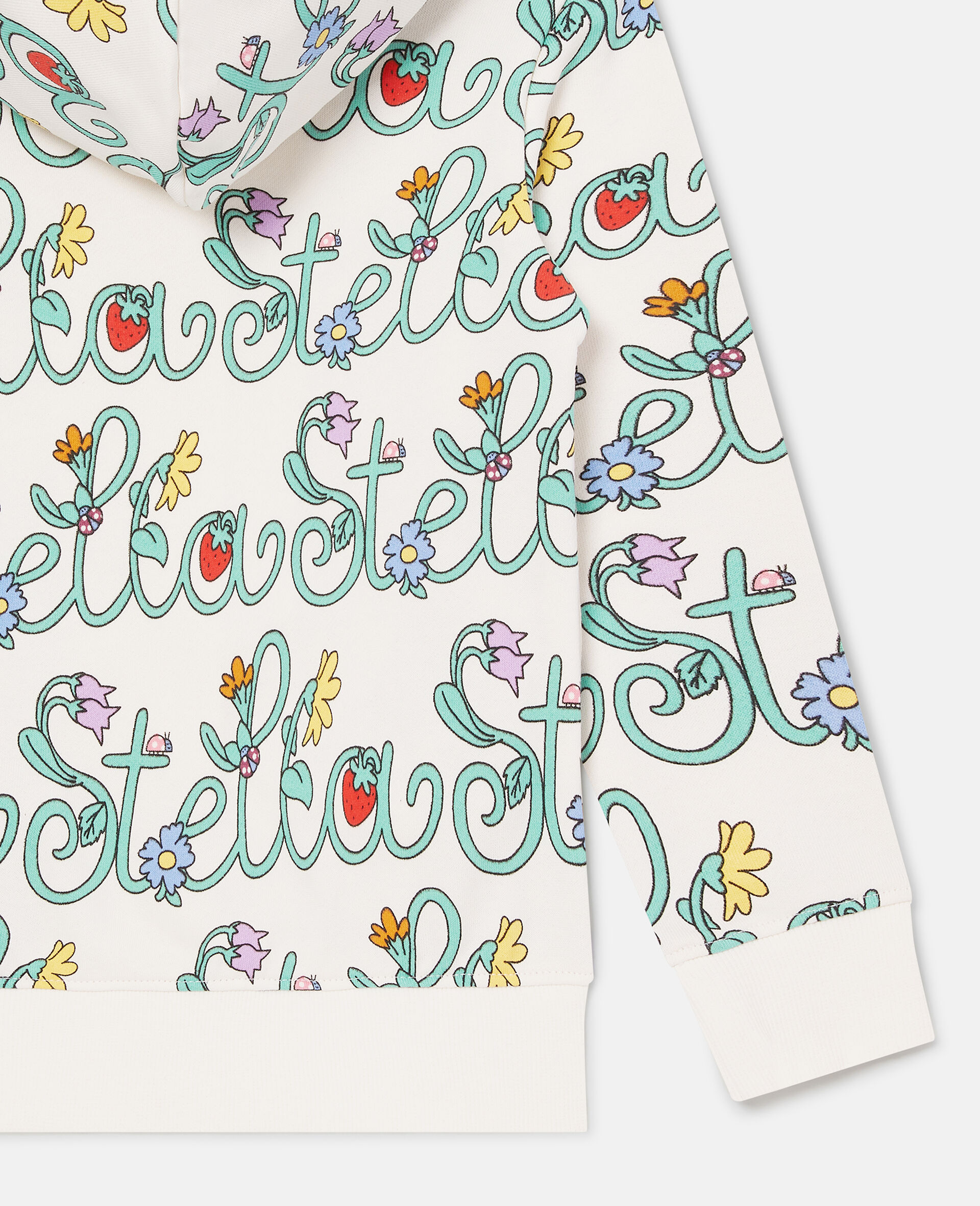 Stella藤蔓全拉链连帽卫衣-Multicolored-large image number 3