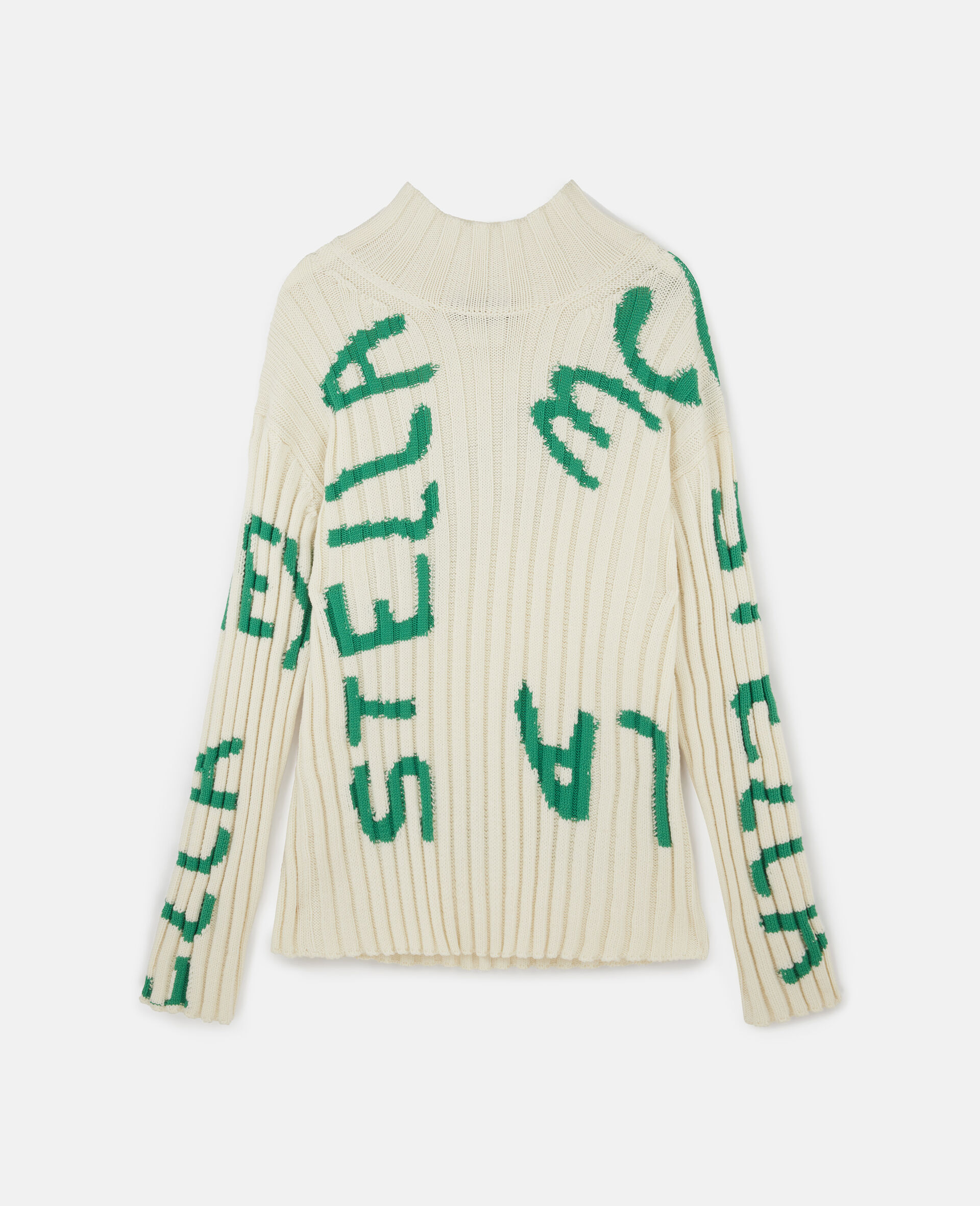 Ed Curtis Stella Logo Cable Sweater-White-large image number 0