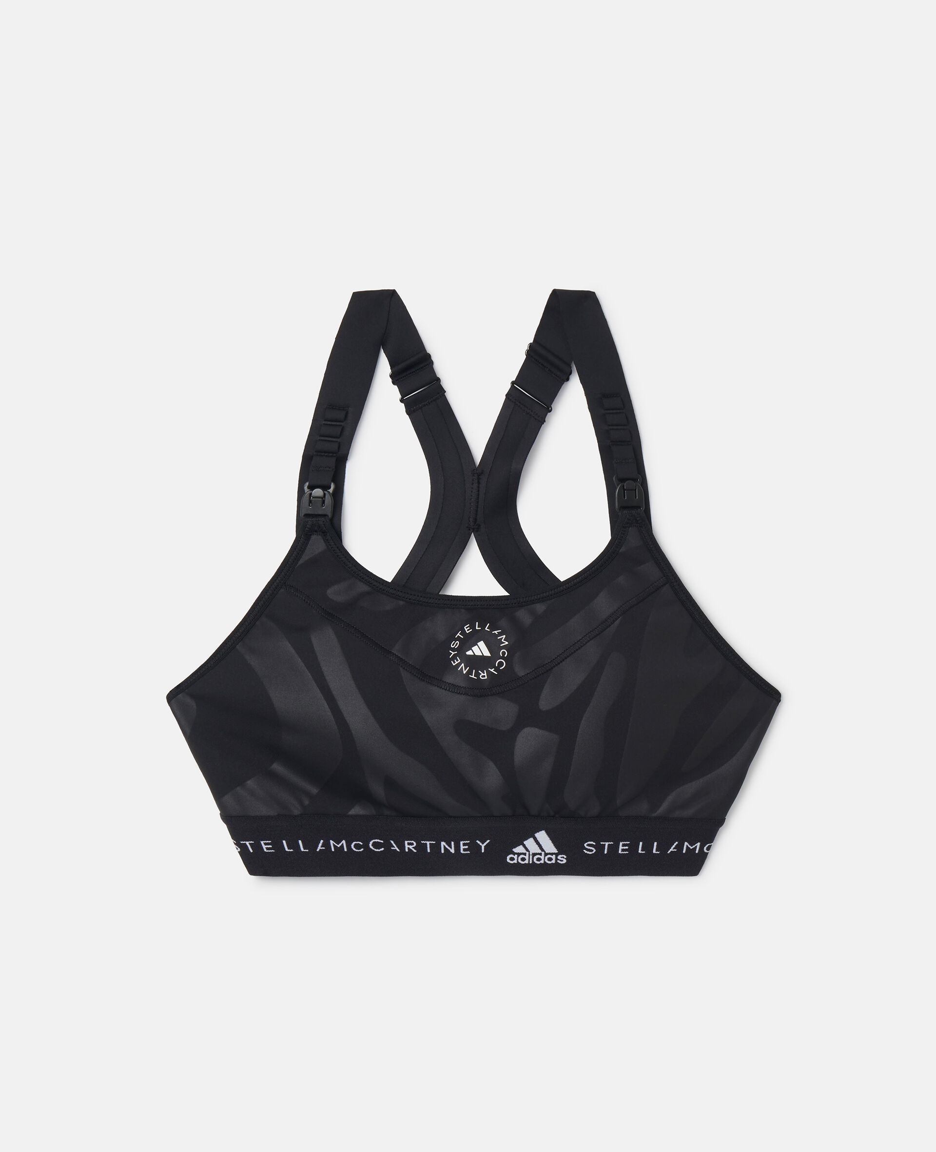 Medium Support Maternity Sports Bra-Black-large image number 0