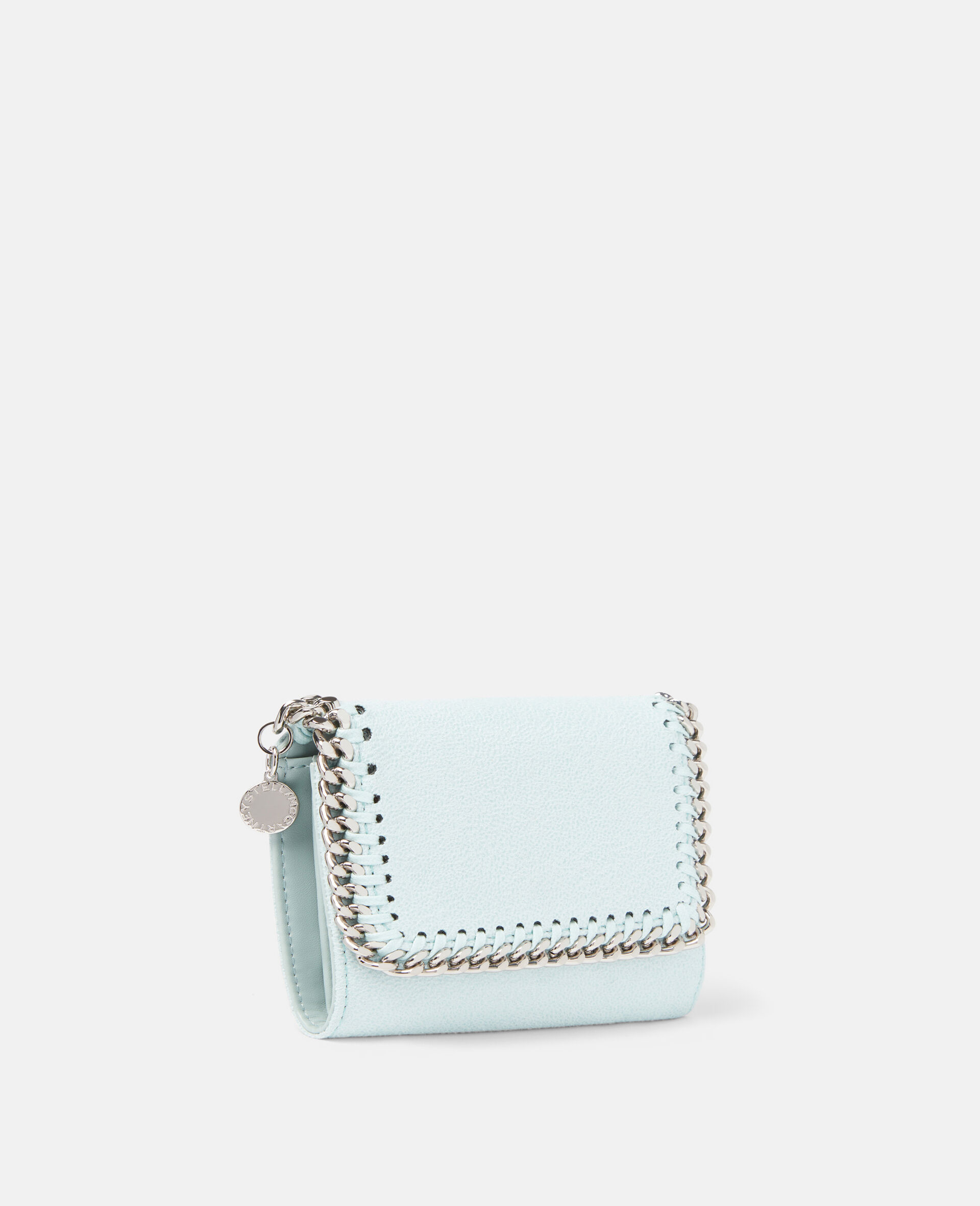 Falabella Small Flap Wallet-Blue-large image number 1