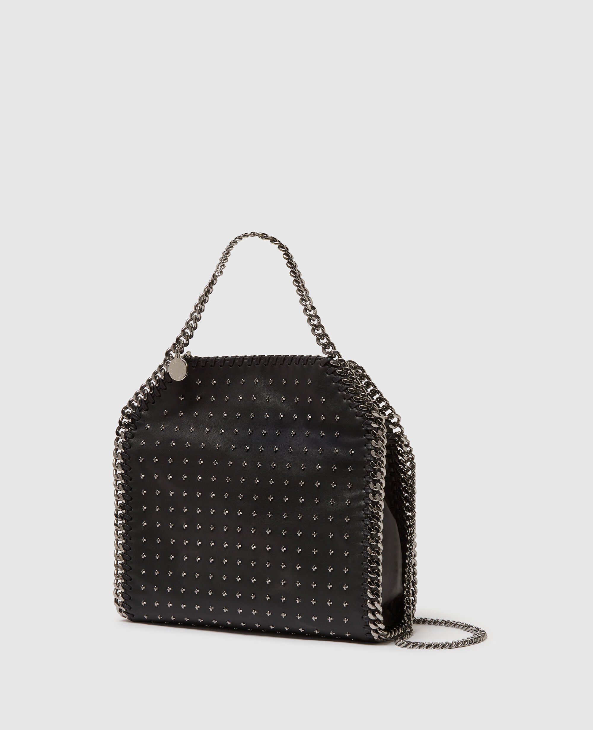 Women Black Limited-Edition Falabella Star Studs Mini Tote Bag