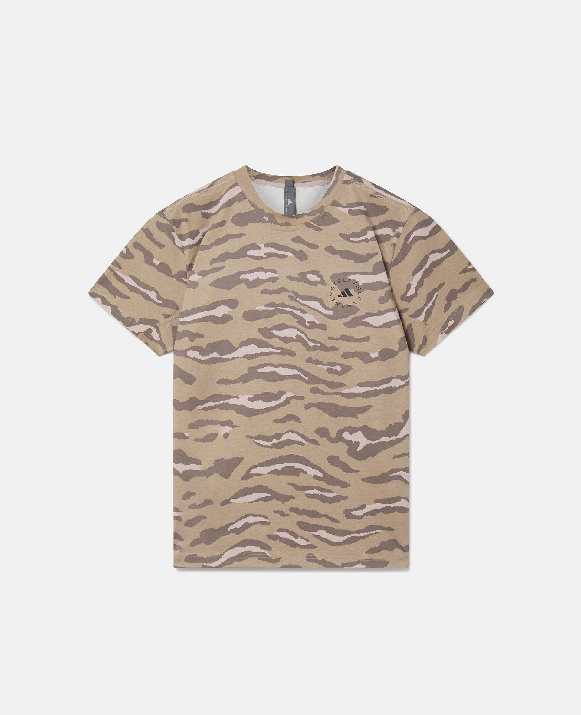 트루캐주얼 지브라 프린트 티셔츠-멀티컬러-medium