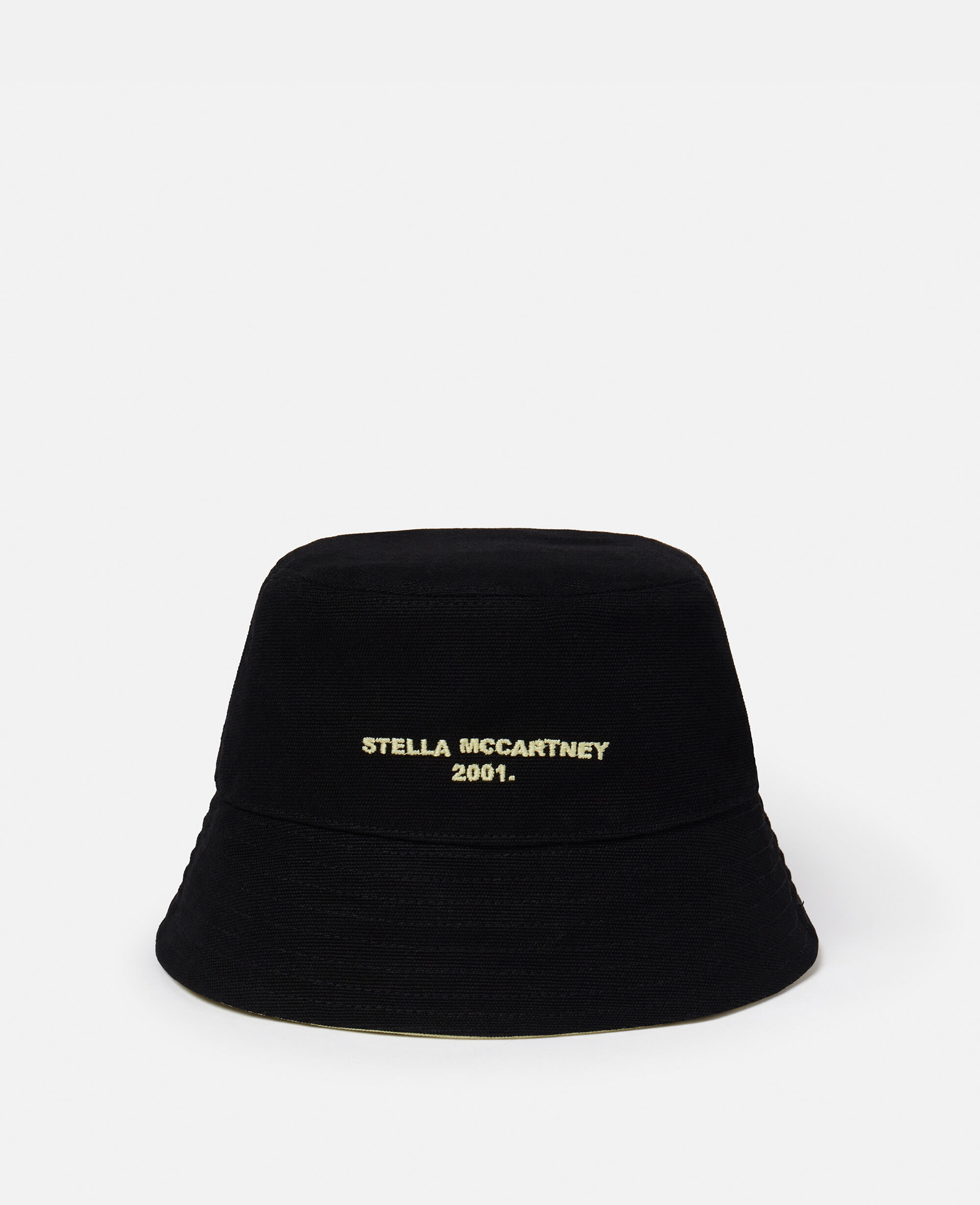 Women ブラック＆バナナイエロー リバーシブル ロゴ バケットハット | Stella McCartney JP
