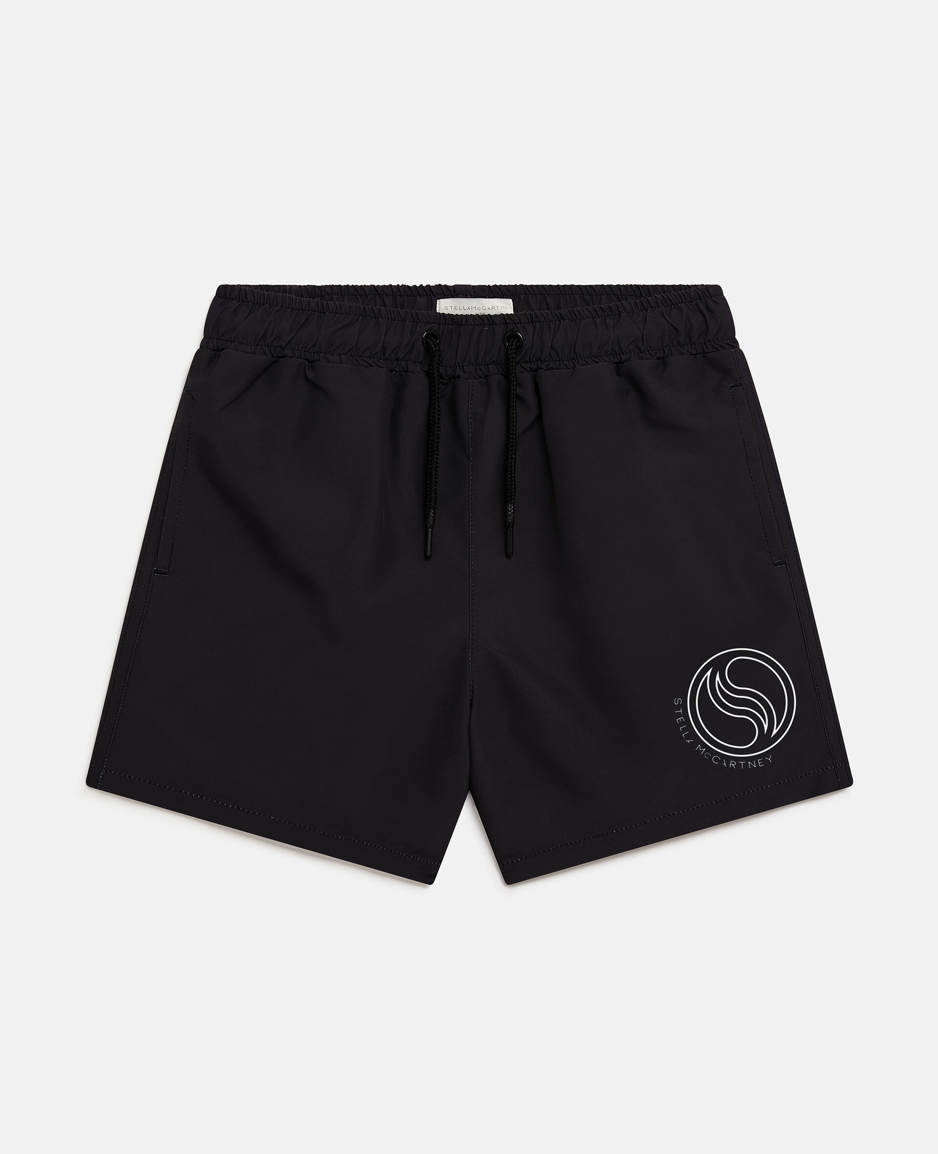 Logo Swim Shorts -Black-medium