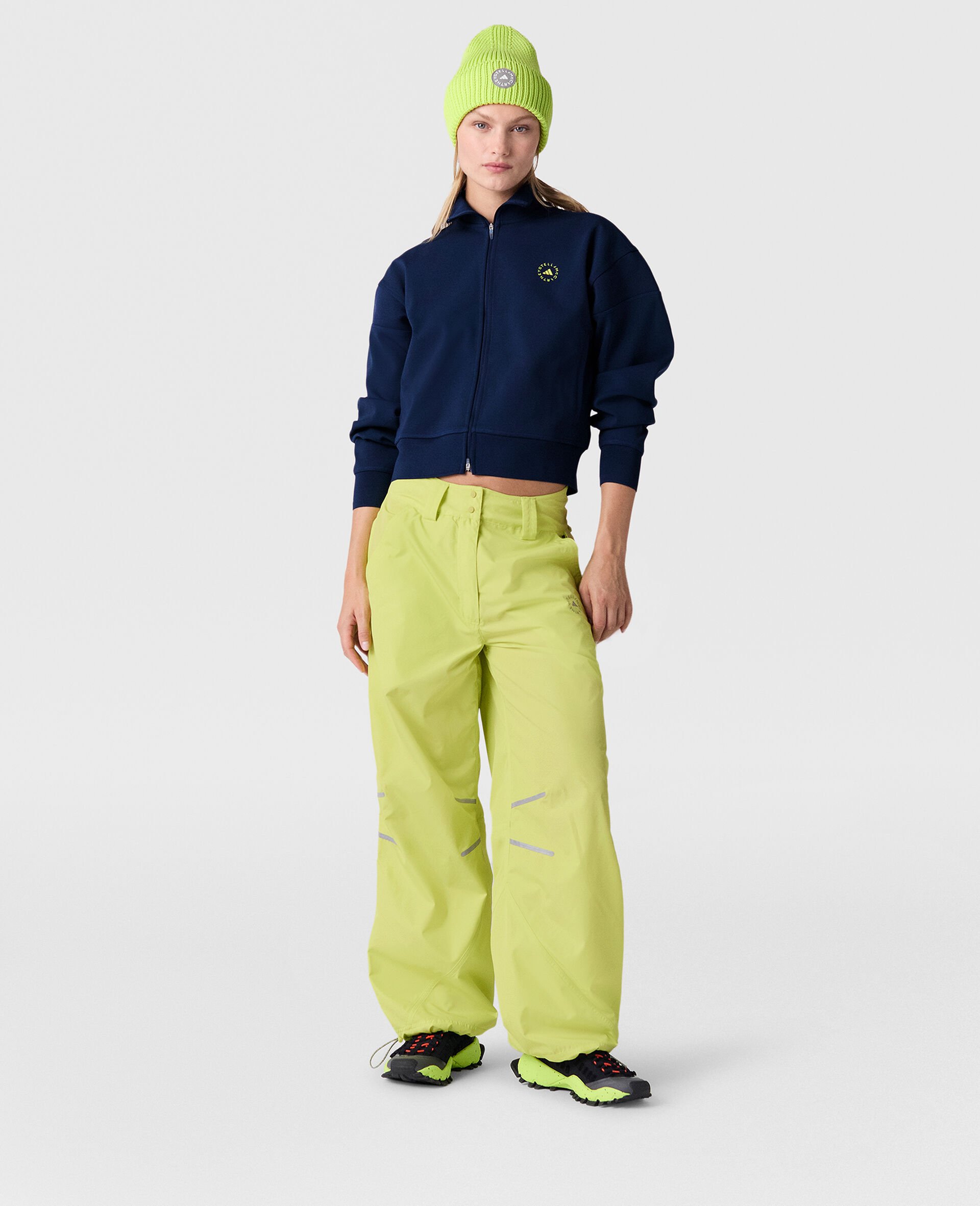 TrueLife Woven Trackpants-Green-model
