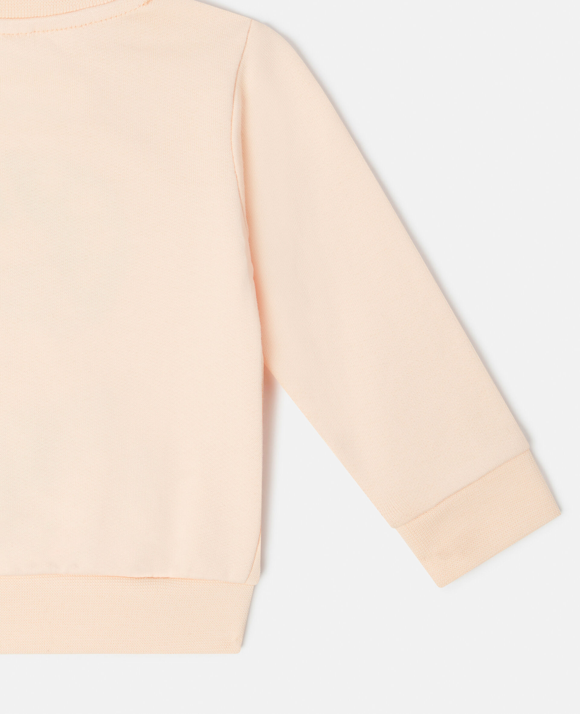 'S' Embroidery Sweatshirt-Pink-large image number 3