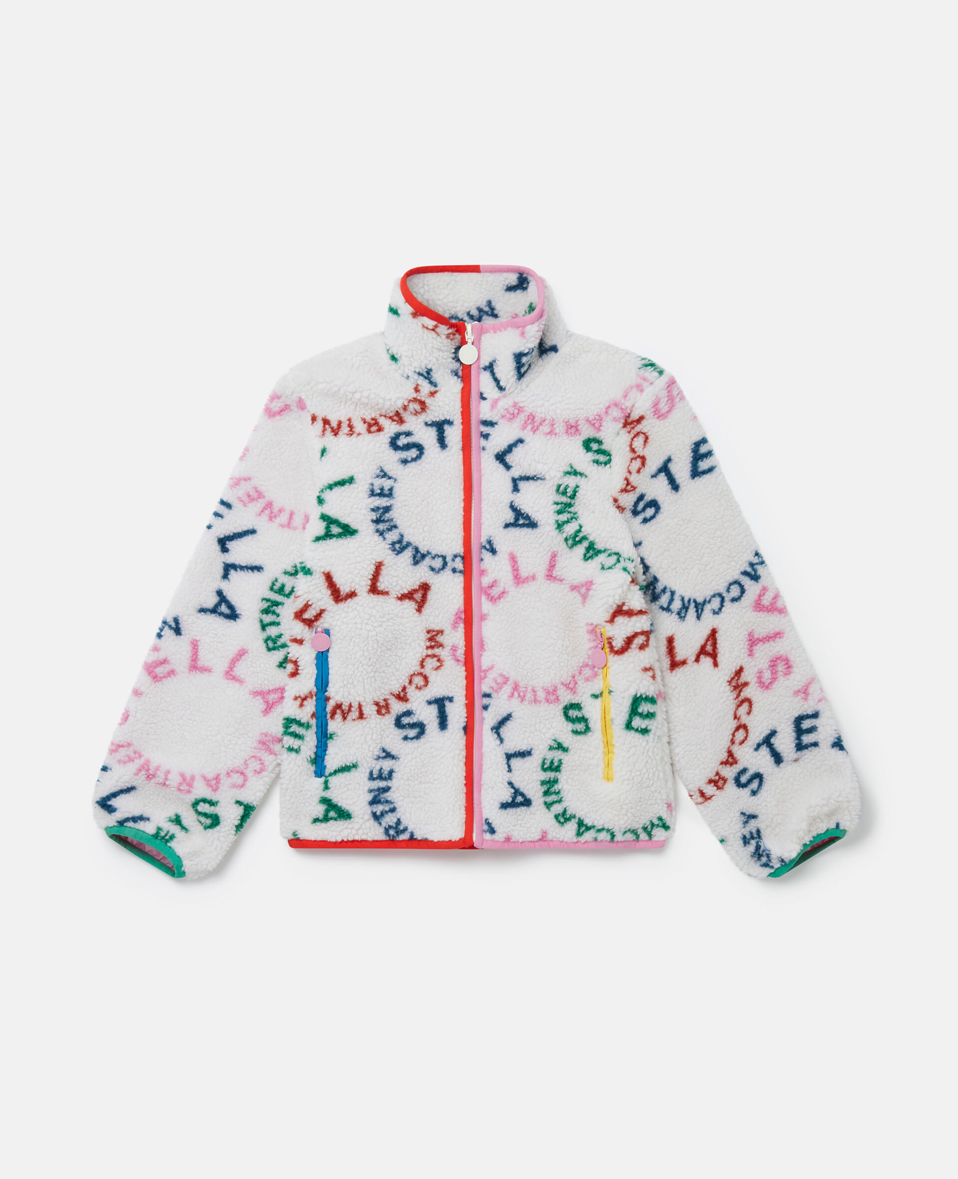Circular Logo Fleece Jacket-Multicolour-large image number 0