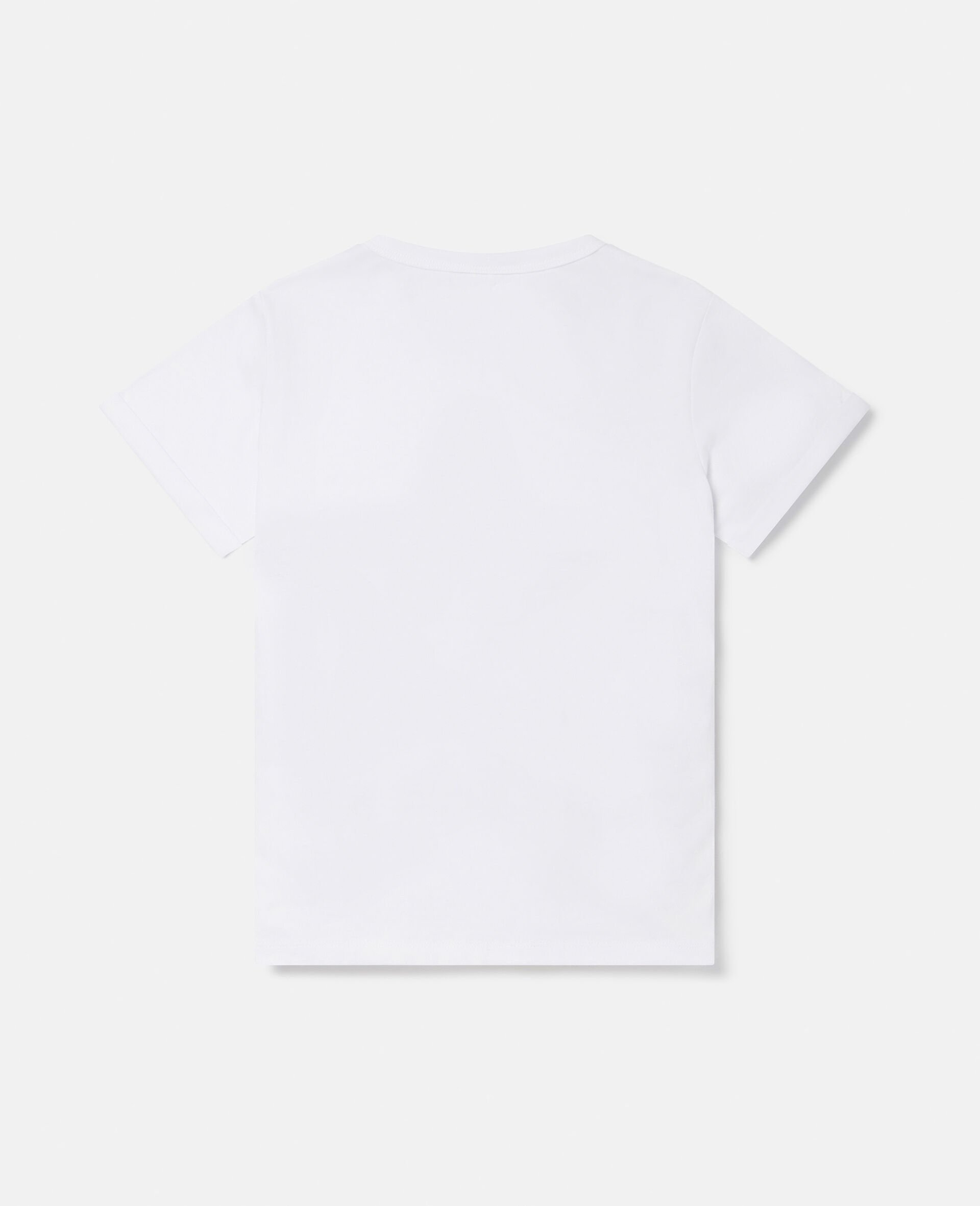 Fringe Star Cotton T‐Shirt-White-large image number 3