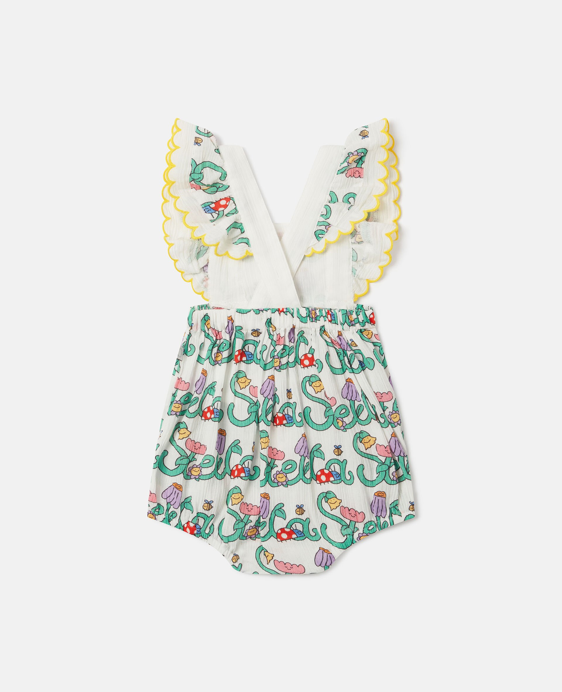 Stella Vine Print Romper-Multicoloured-large image number 2