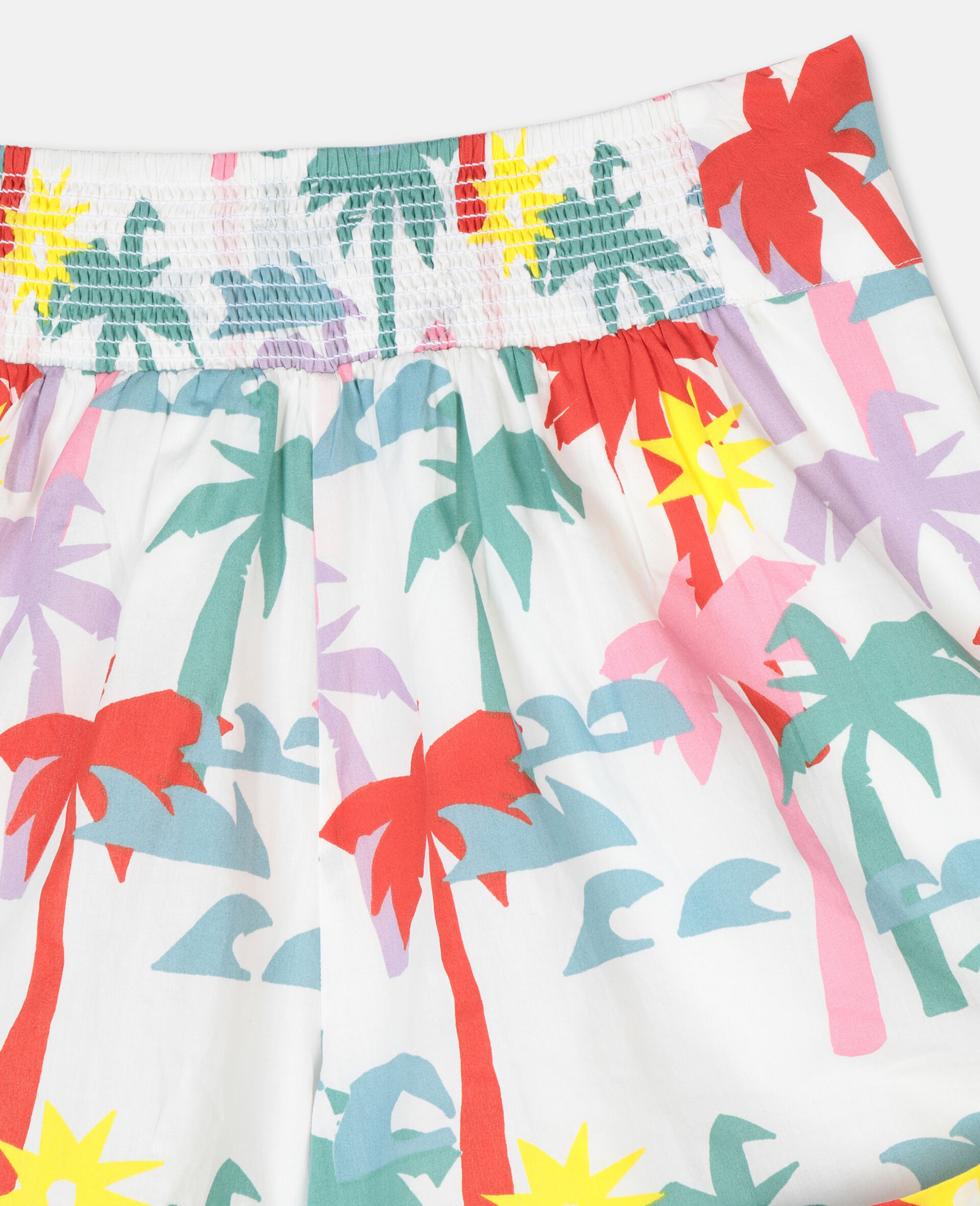 Palm Cotton Shorts-Multicolour-large image number 2