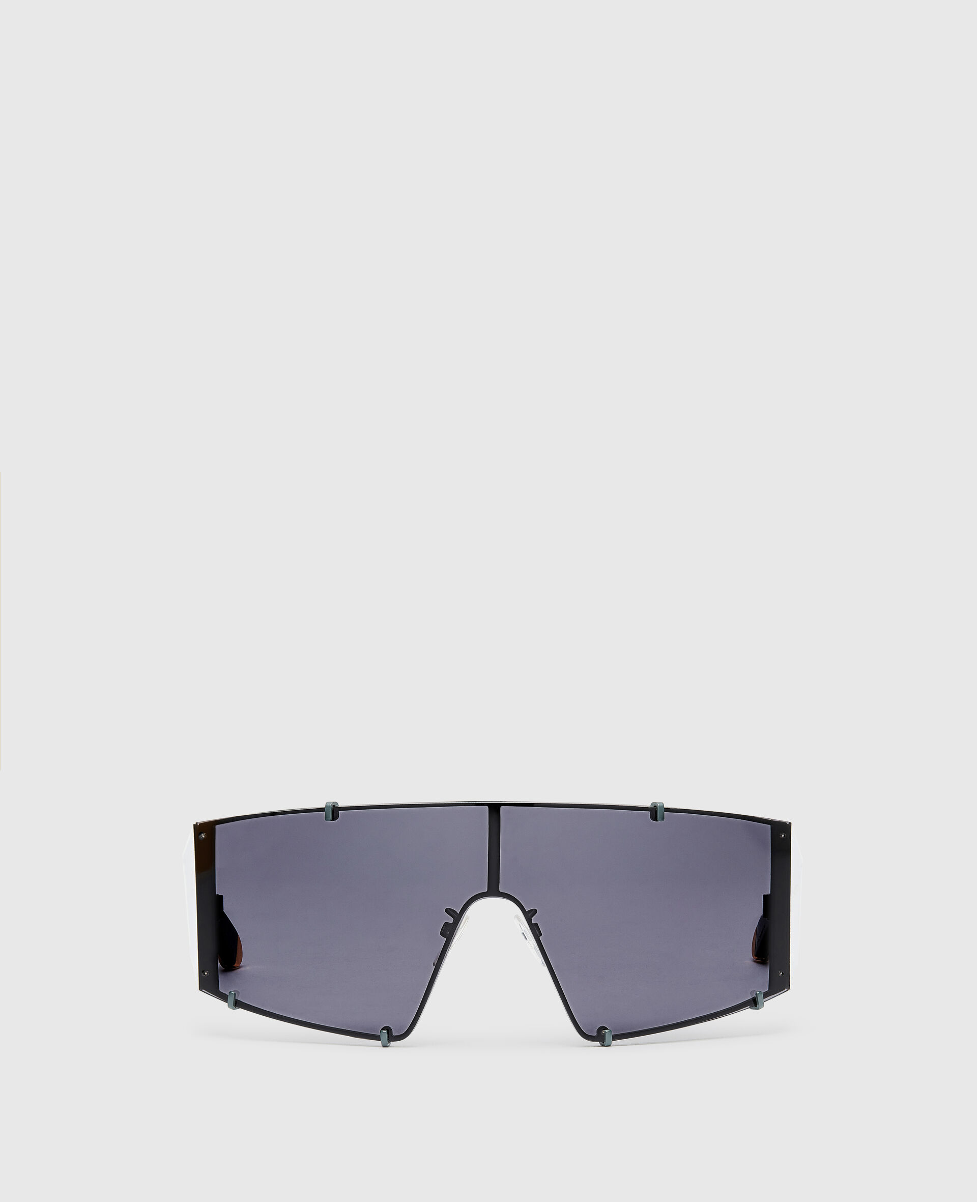 Translucent Rectangle Sunglasses-Grey-medium