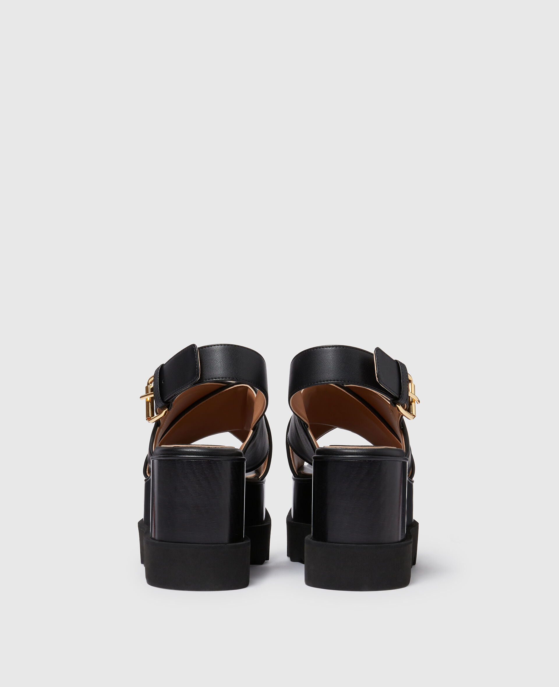 Elyse Platform Sandals-Black-large image number 2