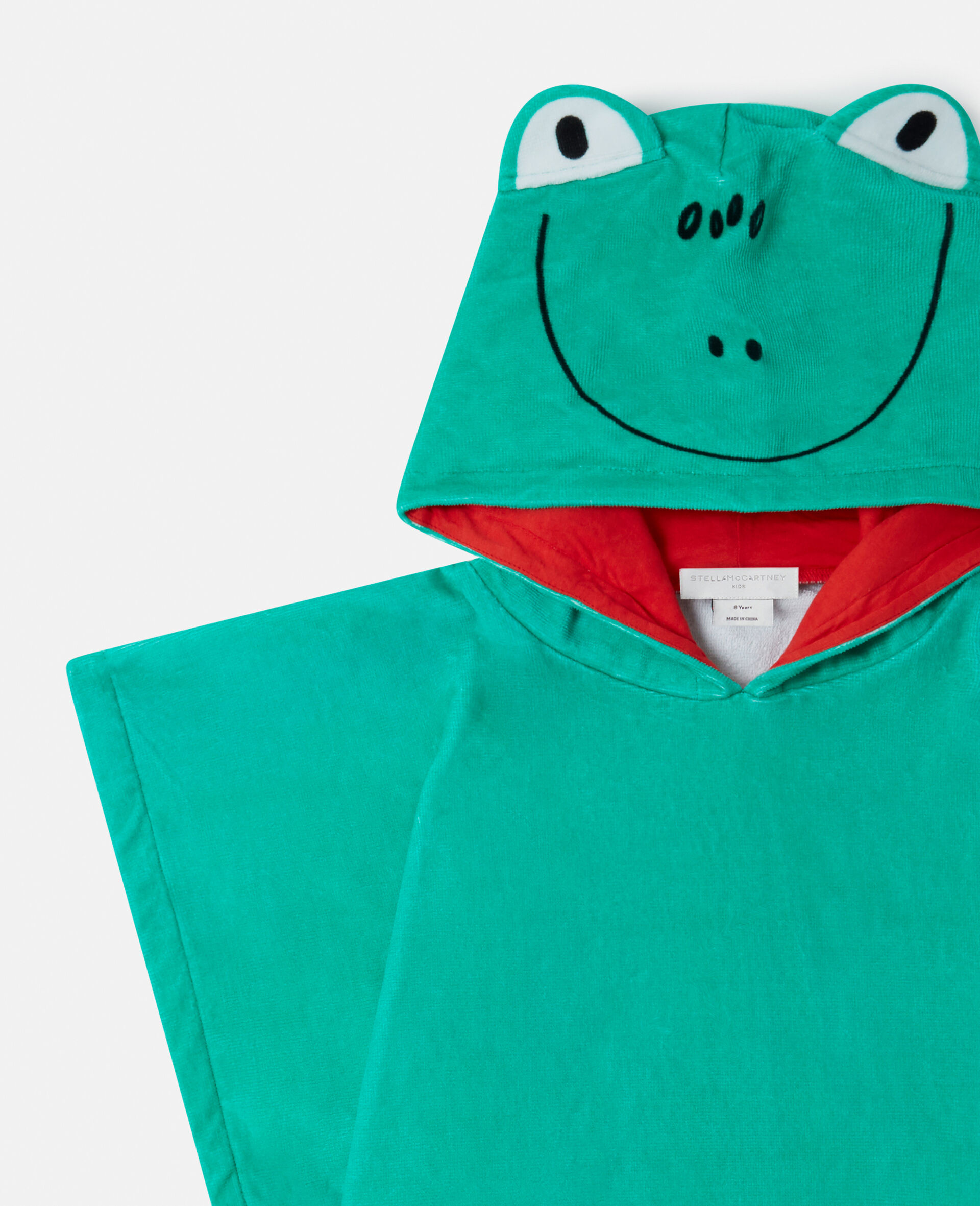 Frog Graphic Towel Dress-Green-large image number 1