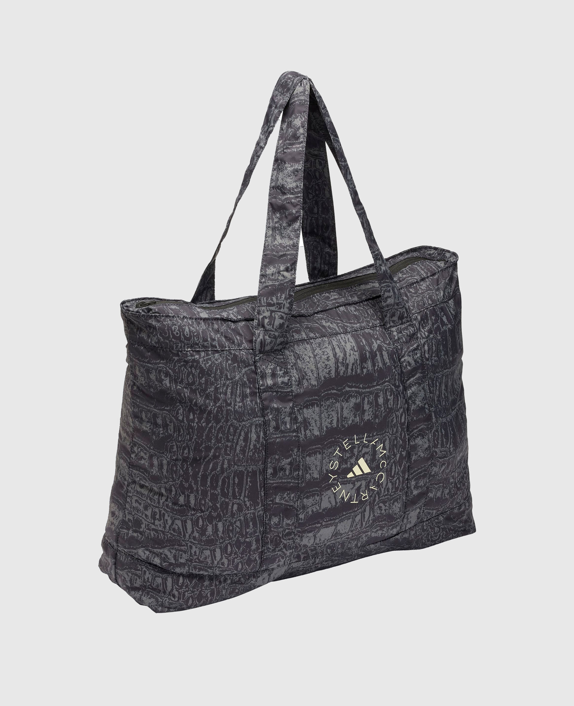 Logo Graphic Print Packable Tote-Black-large image number 2