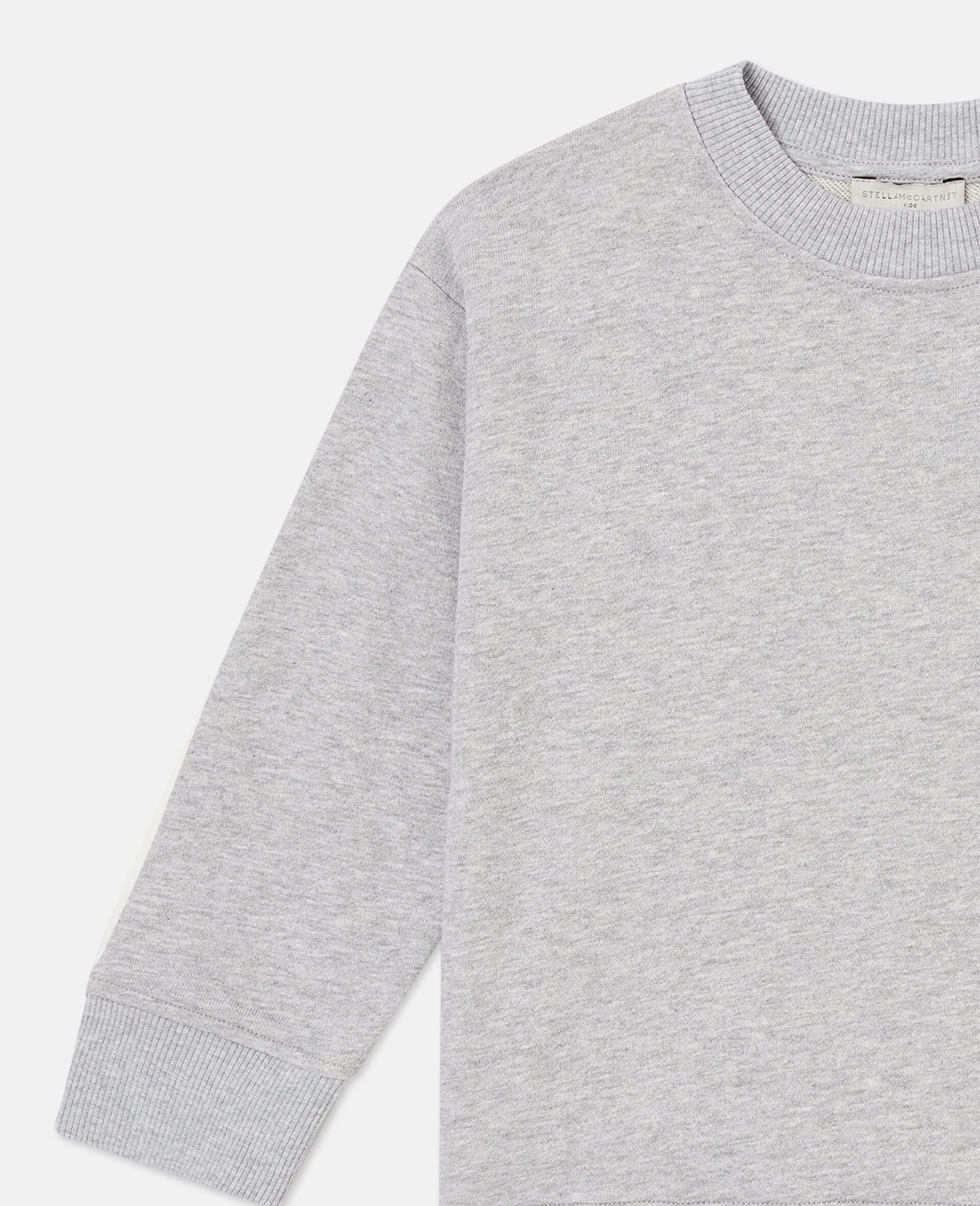 S-Wave Logo Sweatshirt And Shorts Set-Green-medium