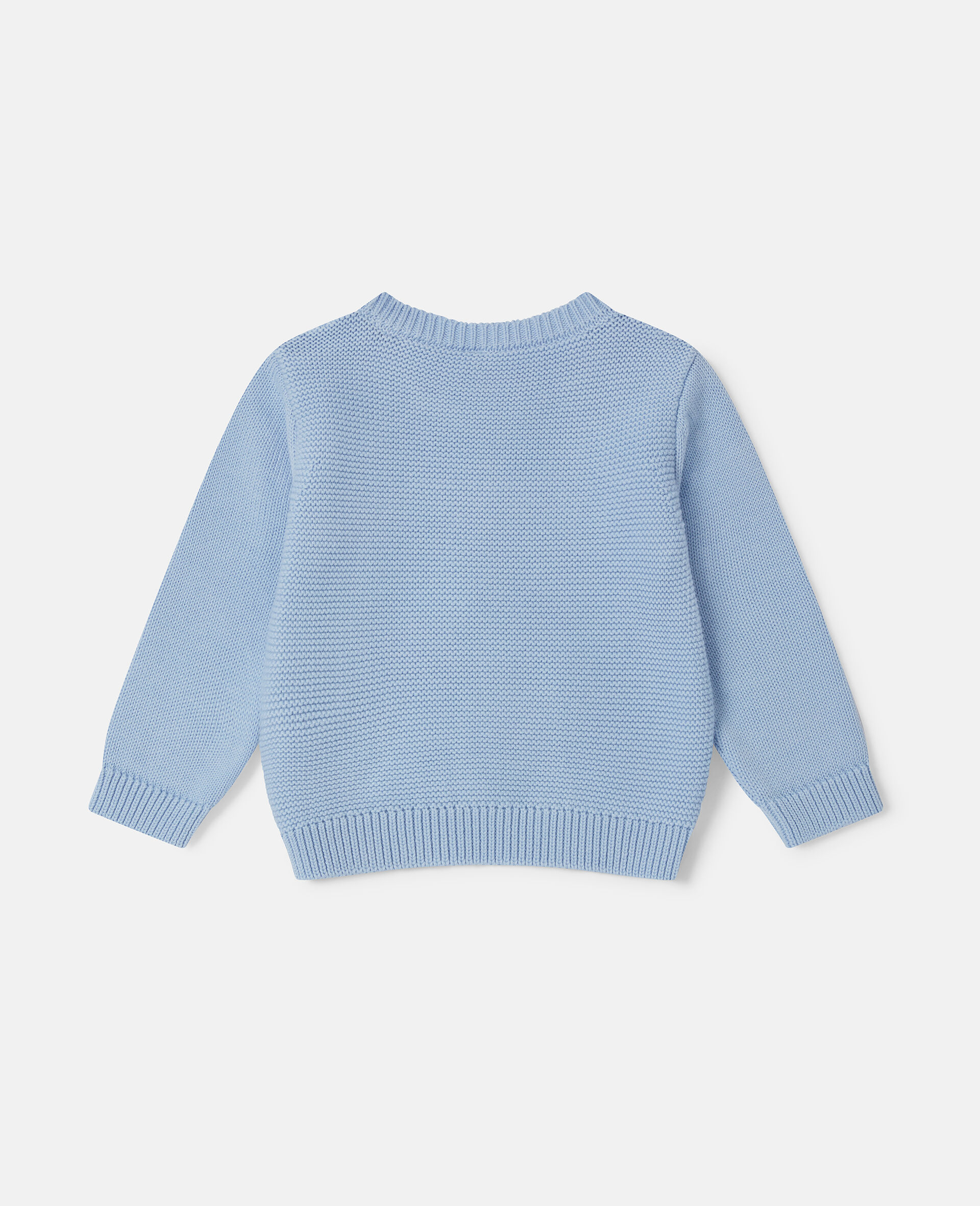 フロッグ グラフィック プリント スウェットシャツ-ブルー-medium