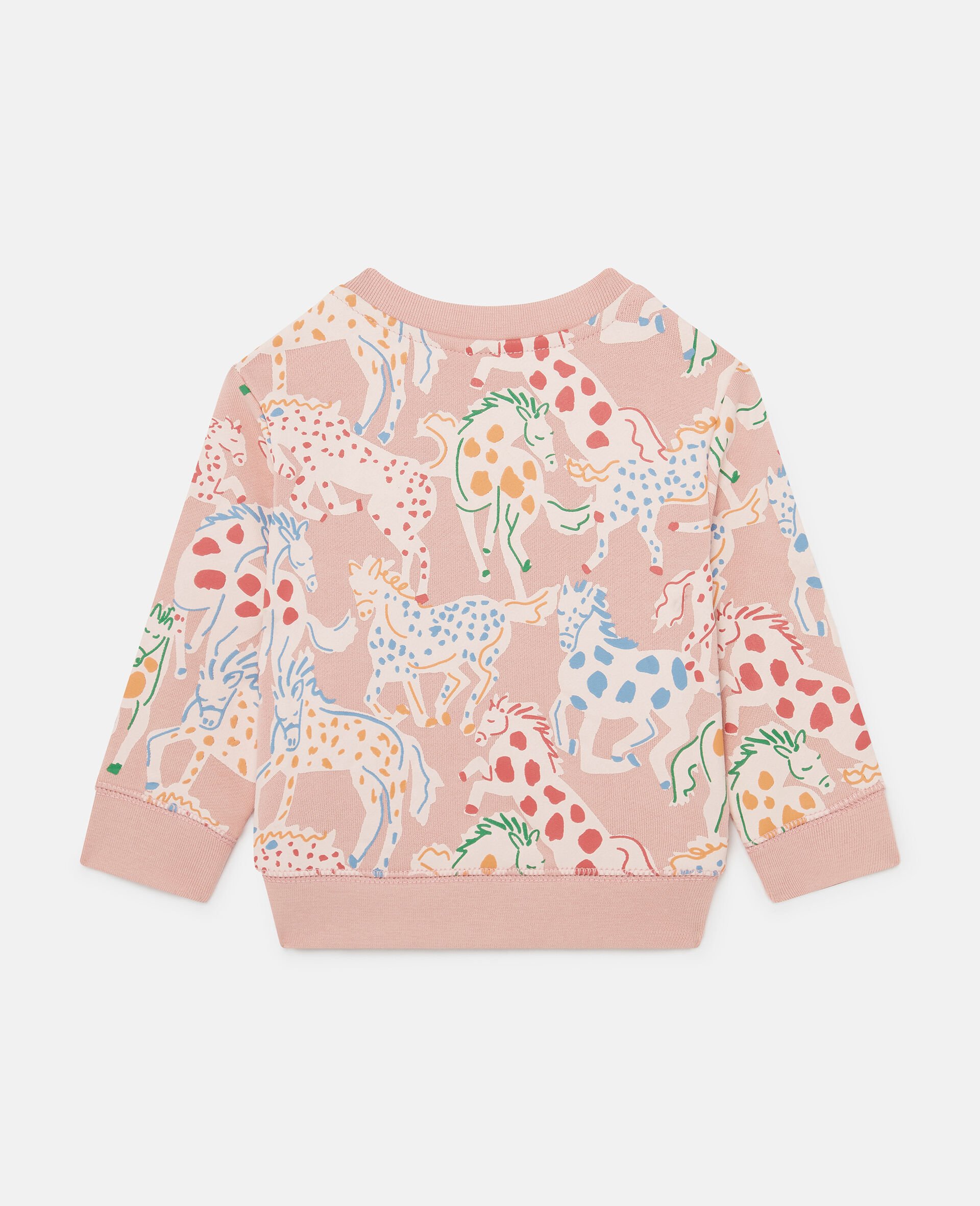Horse Print Sweatshirt-Multicoloured-large Horse Print Sweatshirt-Multicoloured-large image number 2