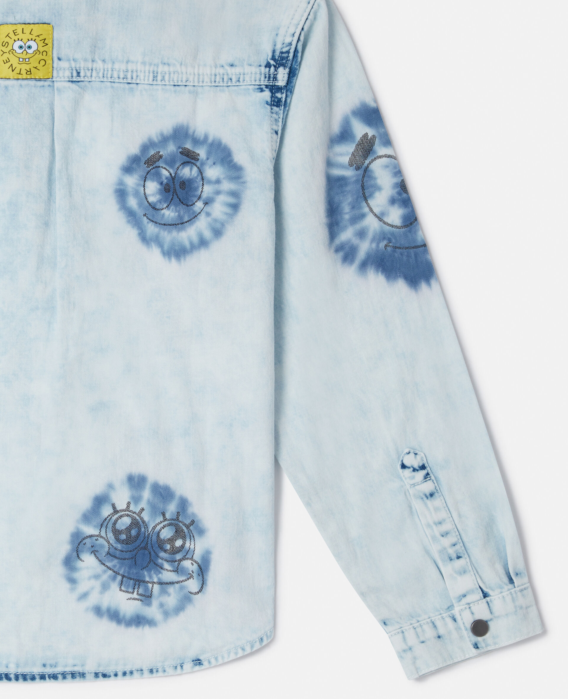 SpongeBob Graphic Shirt-Blue-large image number 3