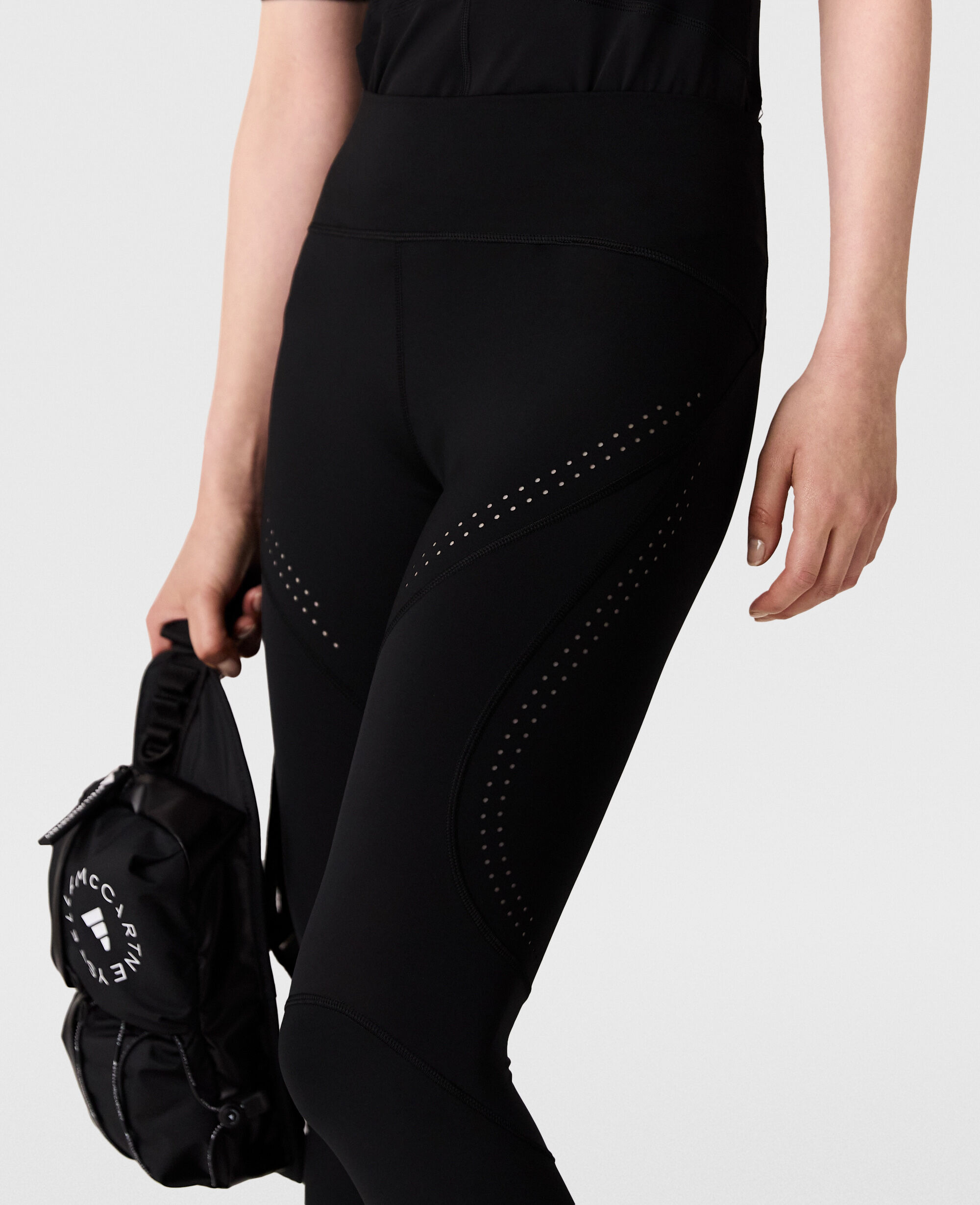 Women Black TruePurpose Optime Training 7/8 Leggings