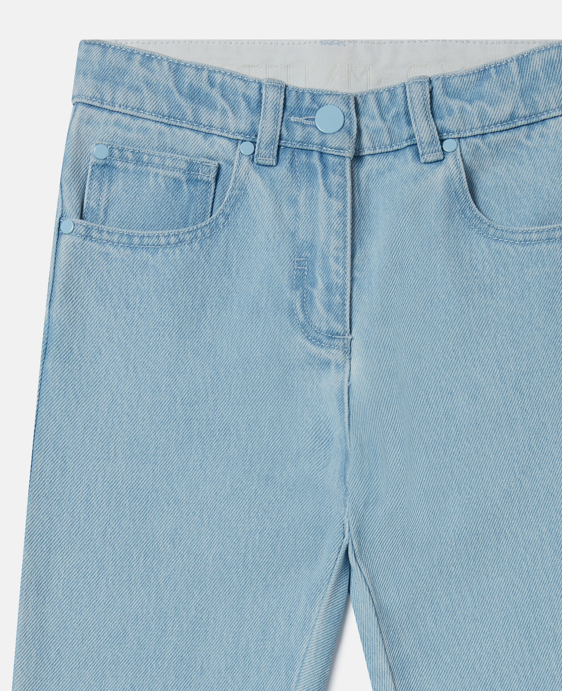 Straight-Leg Denim Jeans-Blue-large image number 1