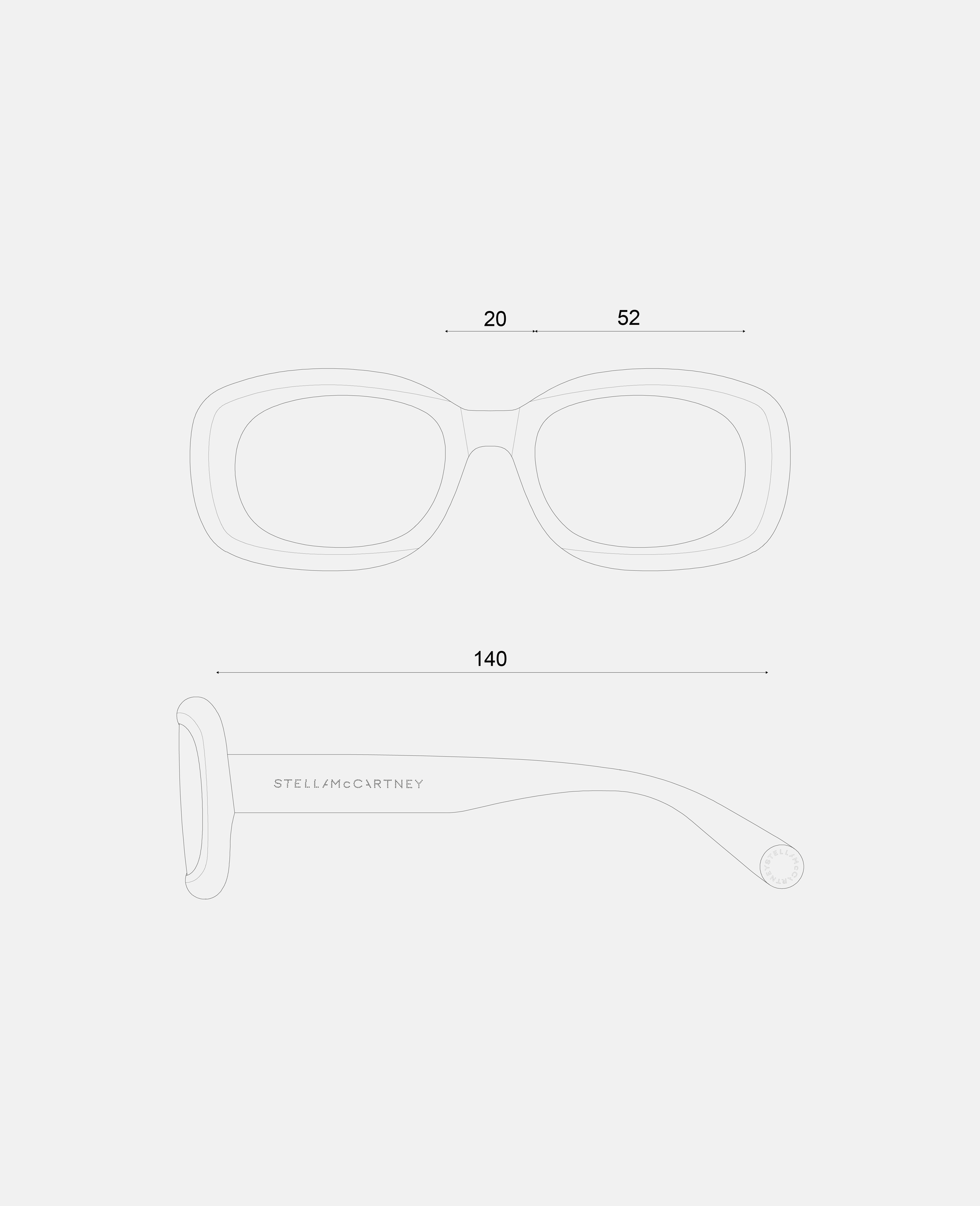 Chunky Oval Sunglasses-Black-large image number 3