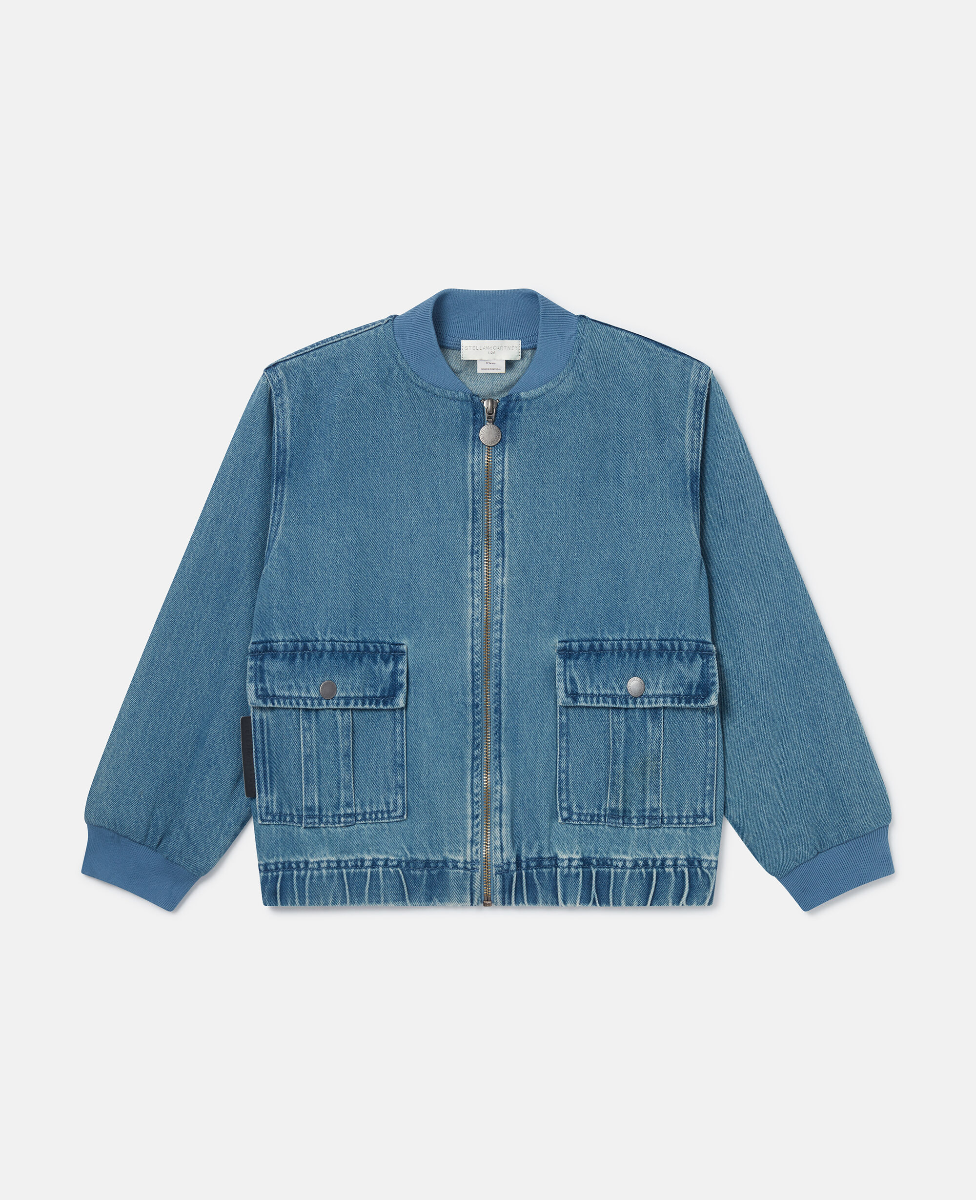 Women ブルー デニム ボンバー ジャケット | Stella McCartney JP