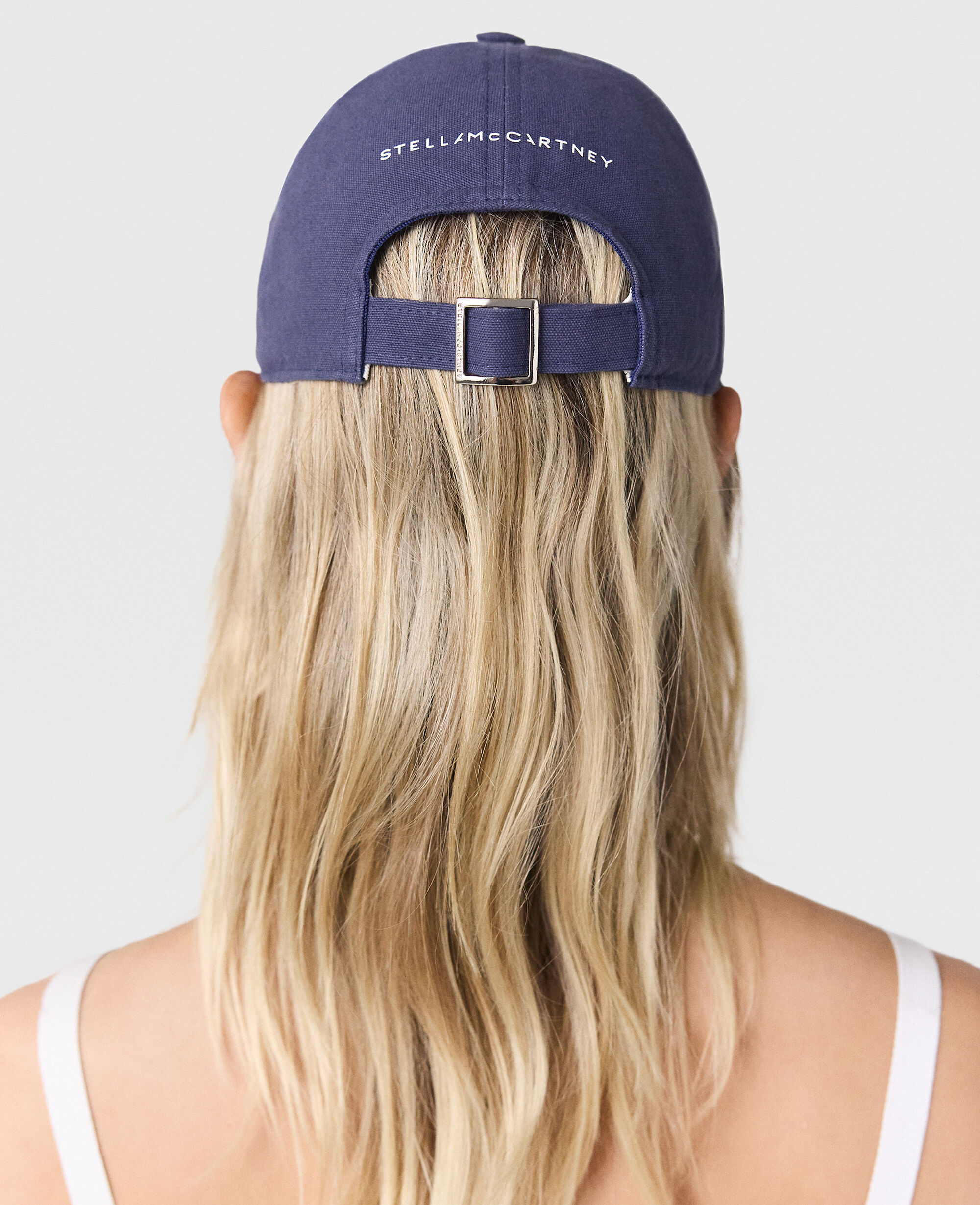 Women Navy blue About Fucking Time! Baseball Cap | Stella