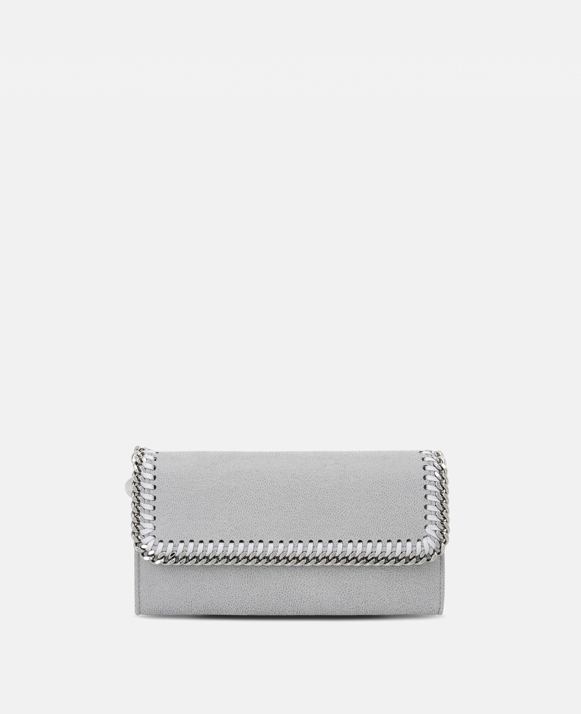 Women Grey Falabella Flap Continental Wallet Stella McCartney SE