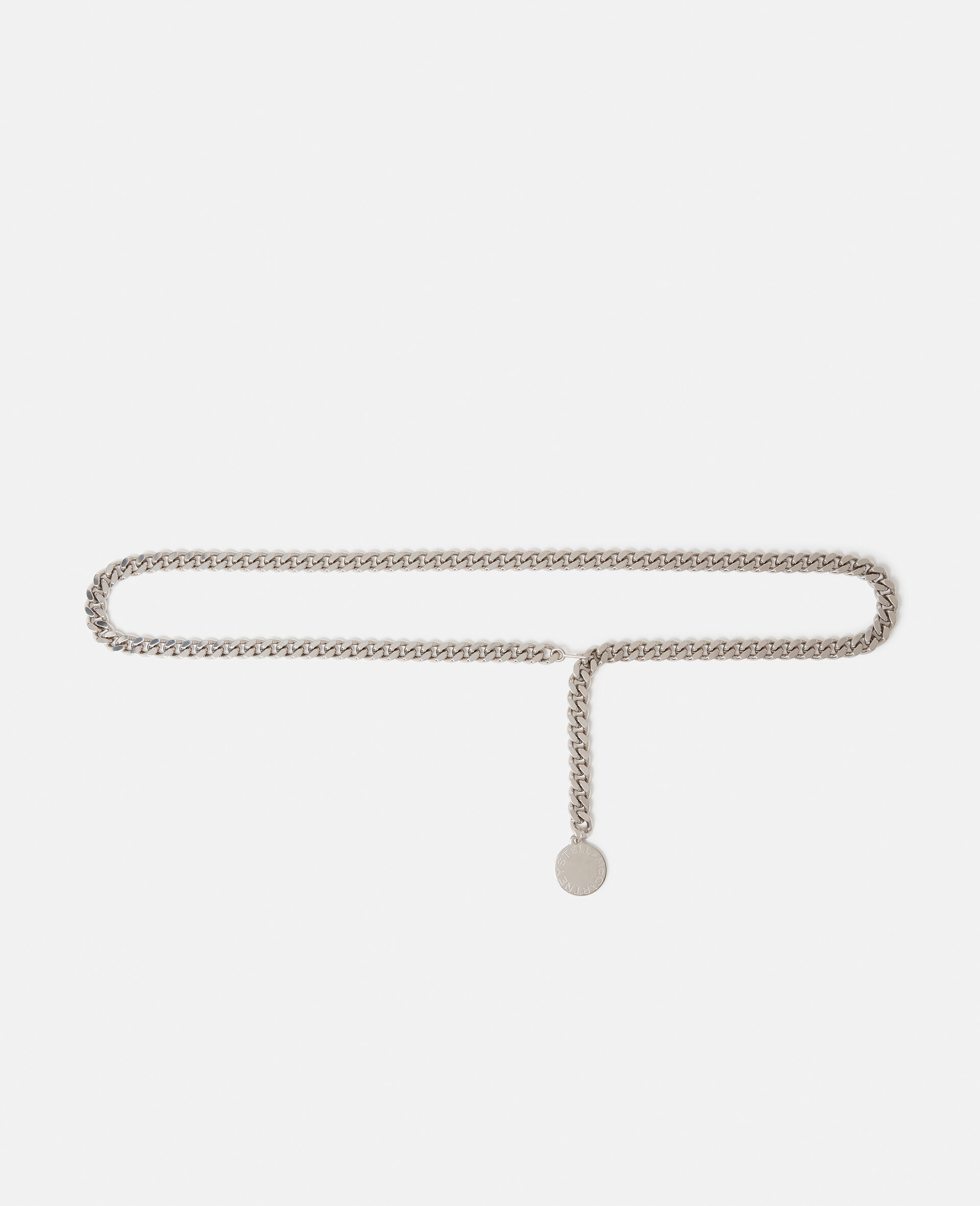 Falabella Chain Belt-Silver-medium