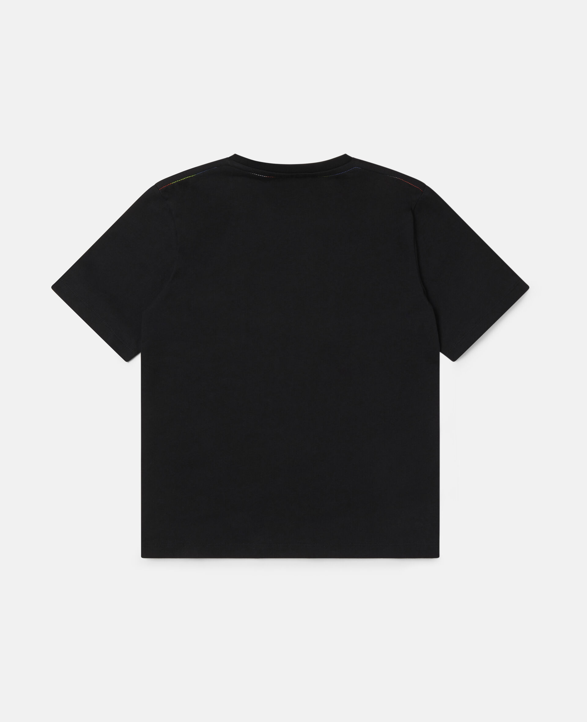 Stella Oversize Cotton T-shirt -Black-large image number 3