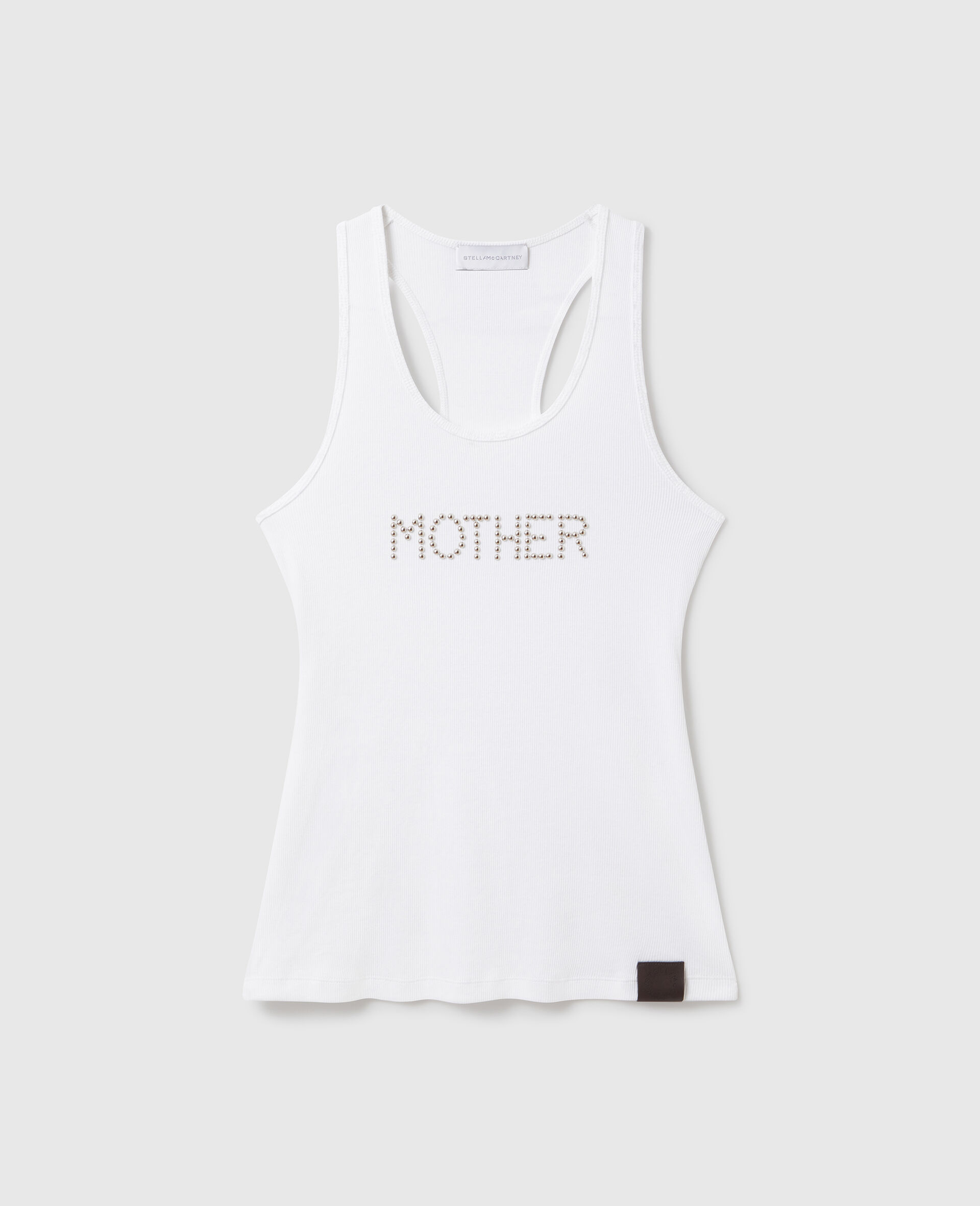 Mother Studded Tank Top-White-medium