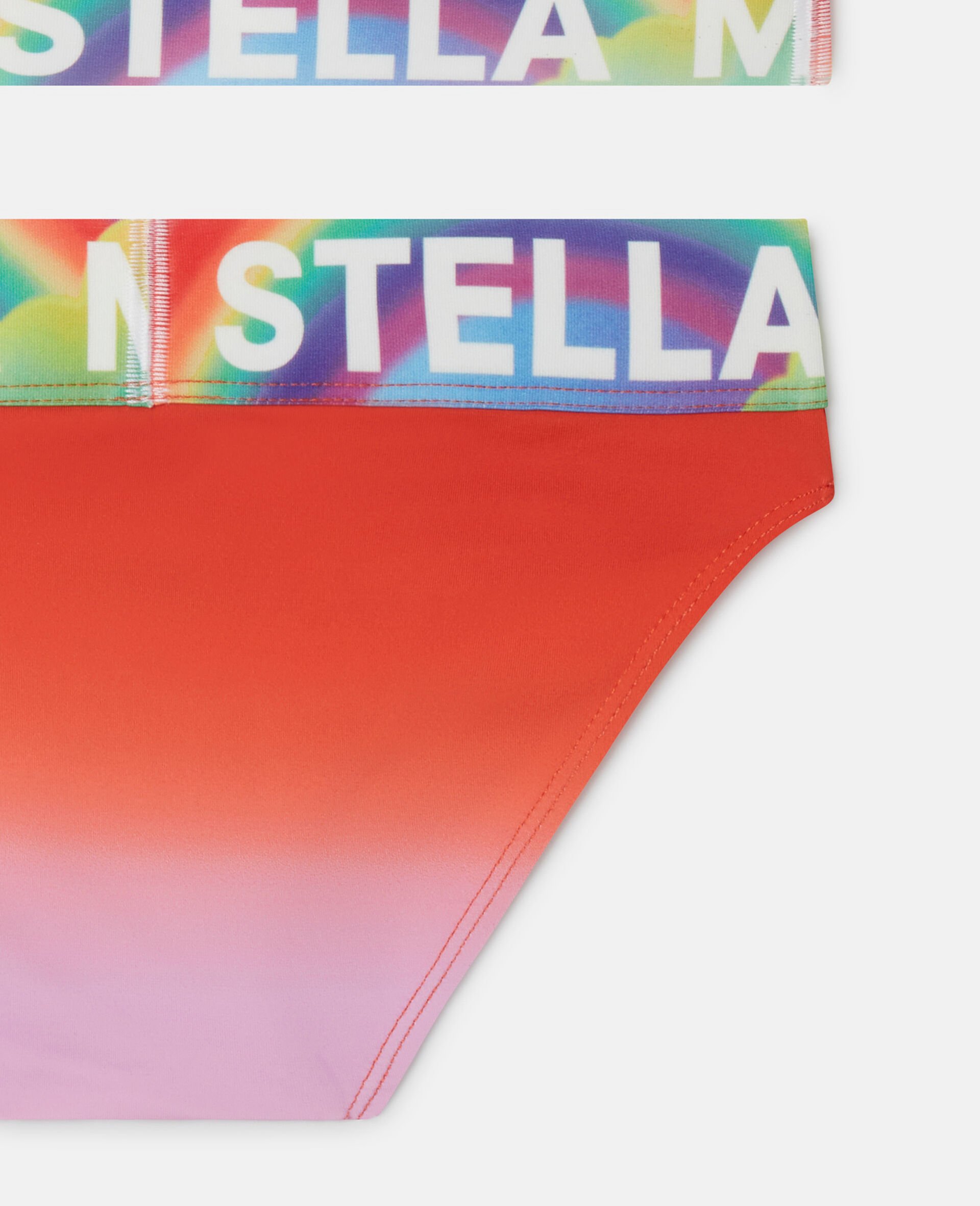 Logo Tape Ombré Bikini Set-Multicoloured-large image number 1