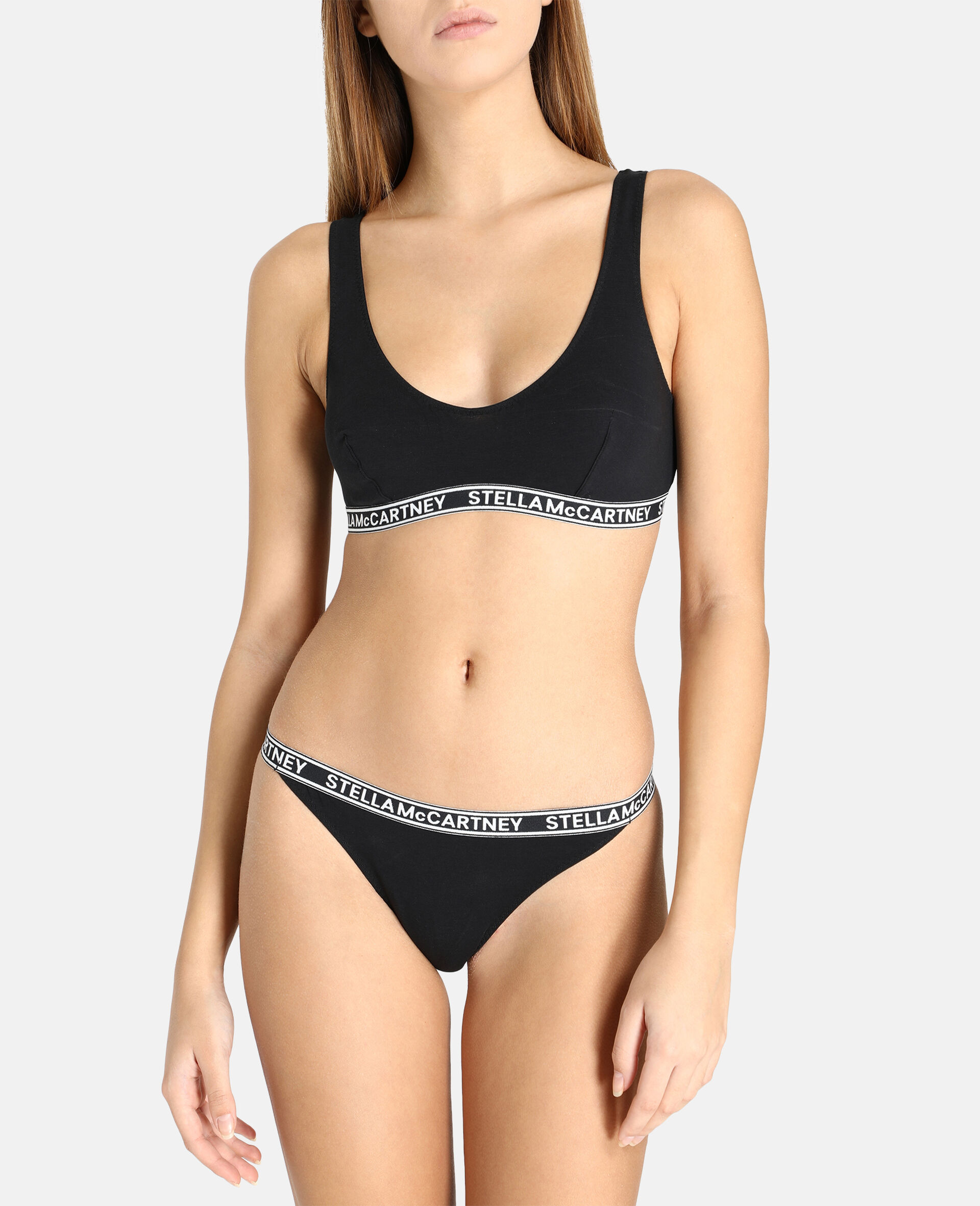 Ivy Chatting Bralette-Black-large image number 1