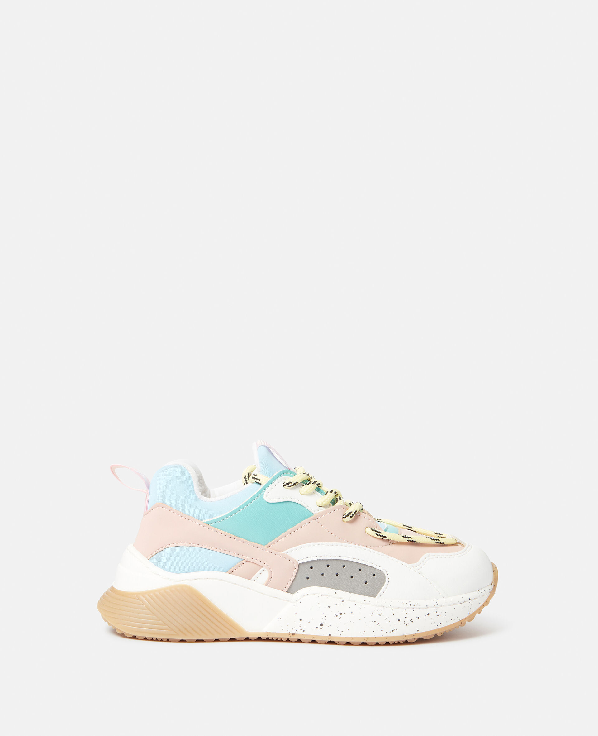 Colourblock Lace-Up Trainers-Multicolour-large image number 0