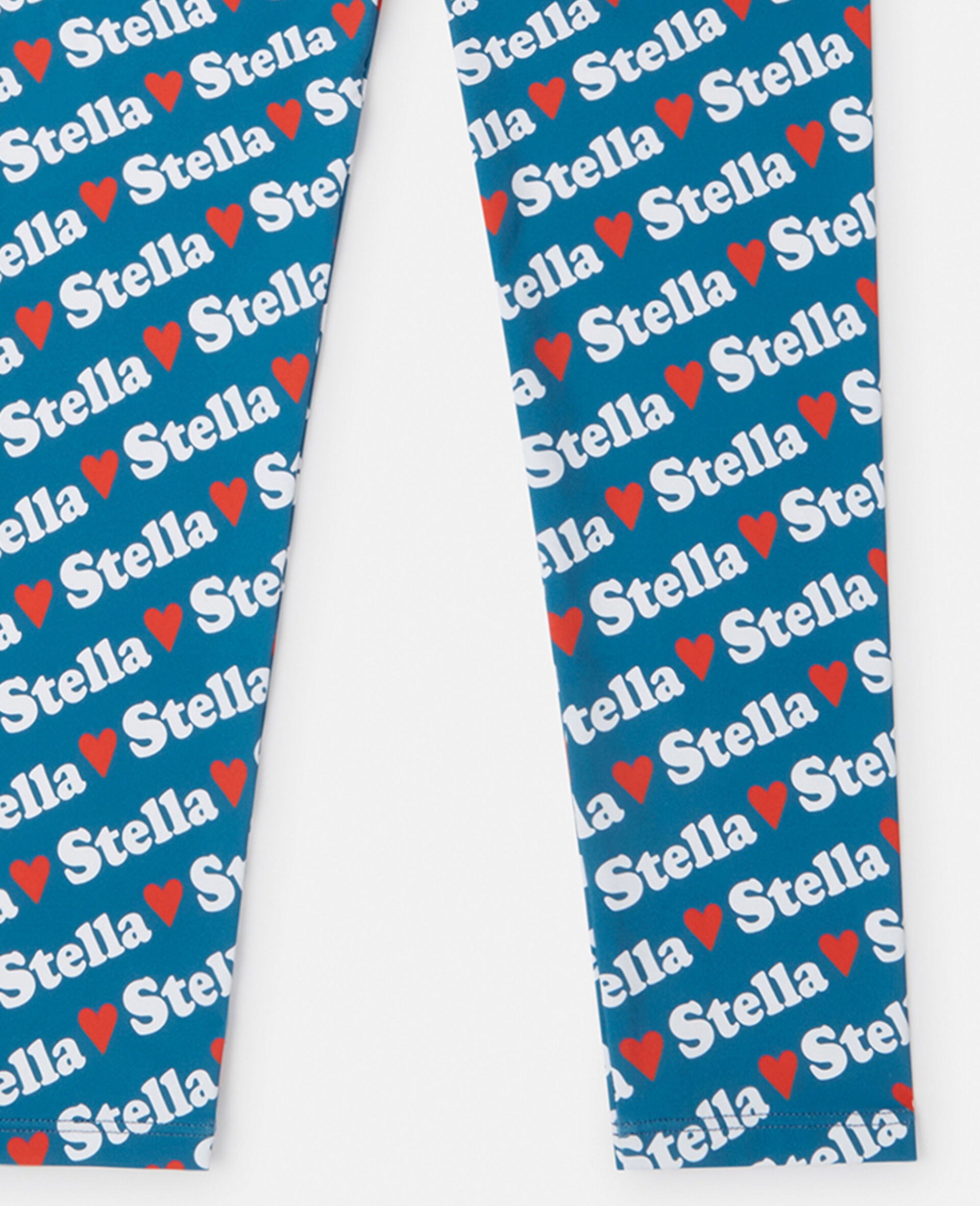 Moniker Print Leggings-Blue-large Moniker Print Leggings-Blue-large image number 1