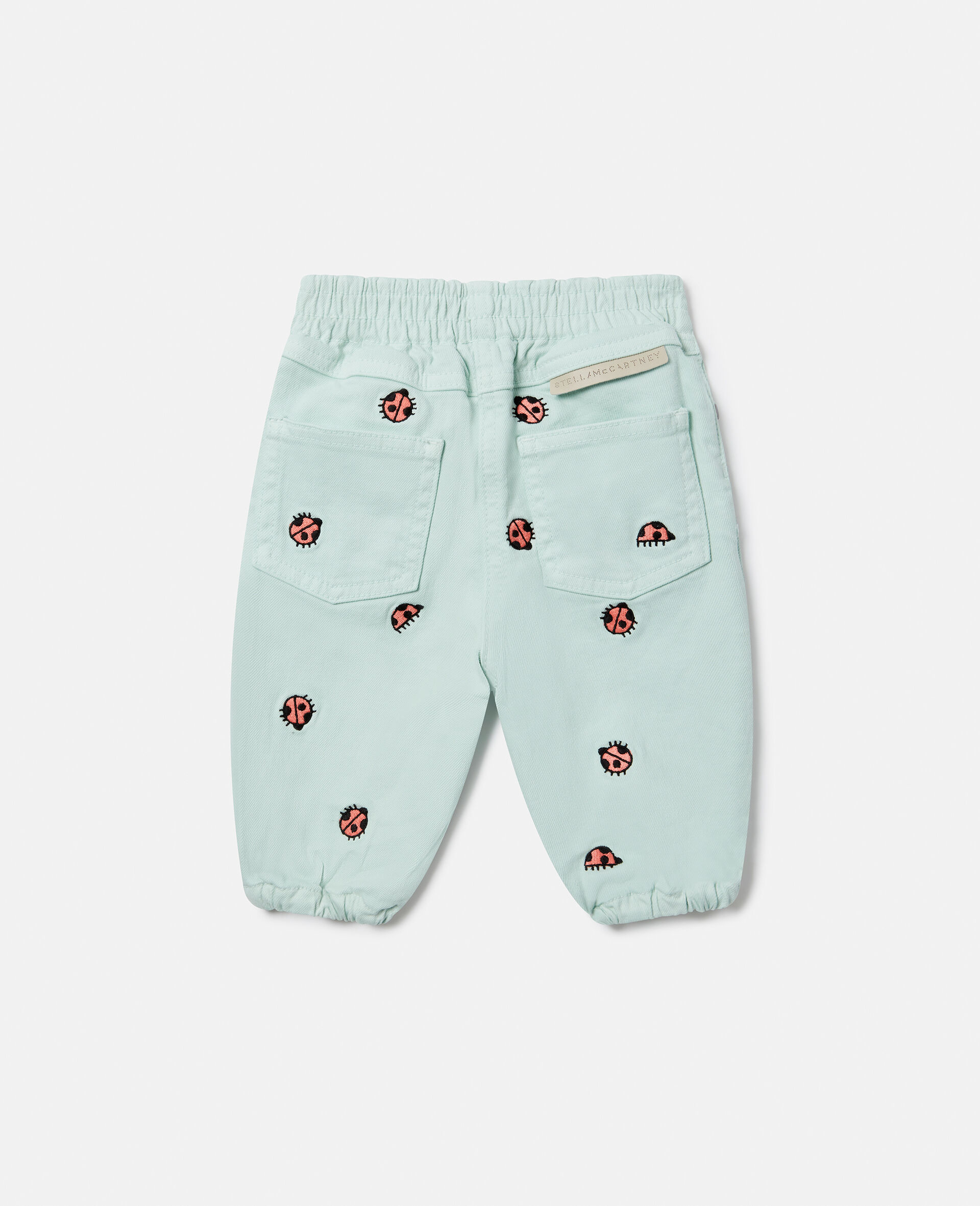 Jean en denim elastique Coccinelle-Vert-large image number 2