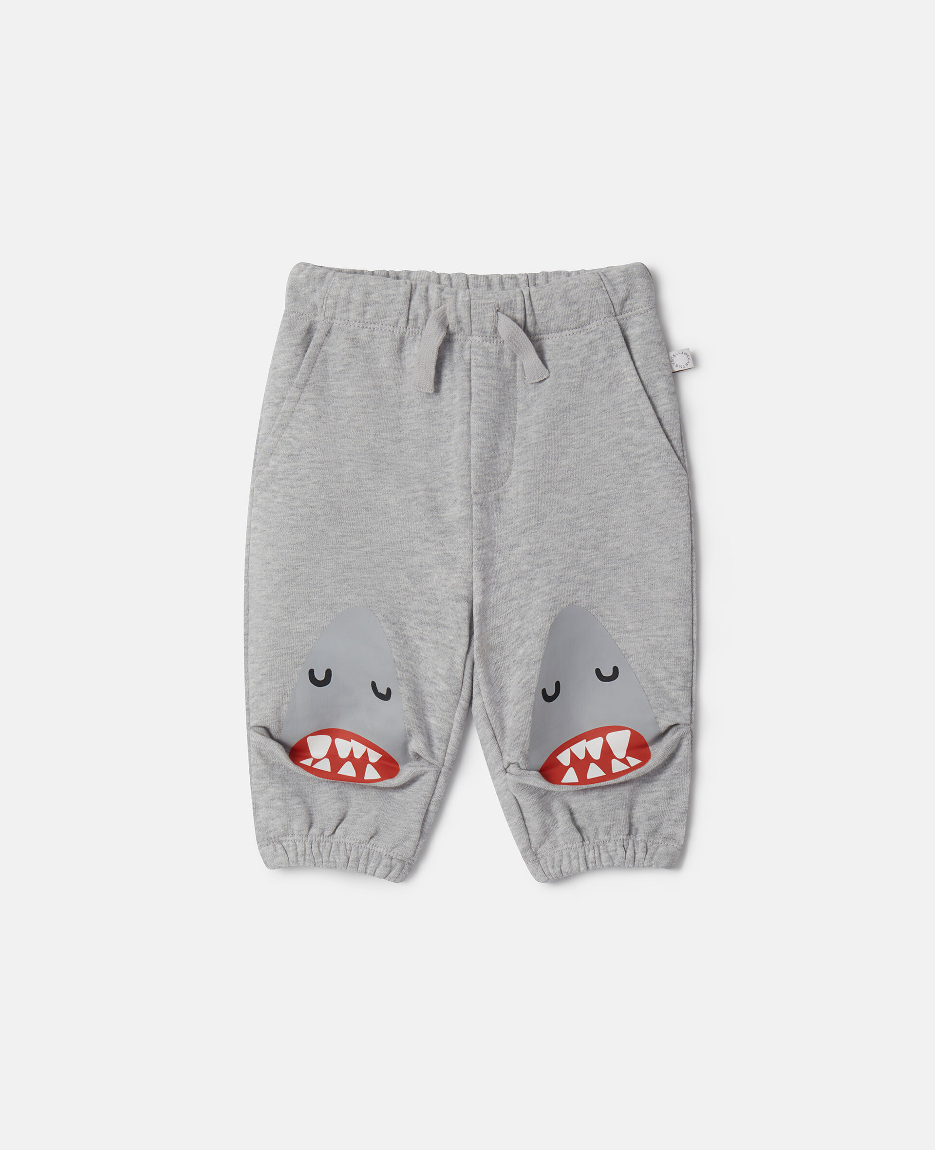 Shark Knee Patch Joggers-Grey-large image number 0