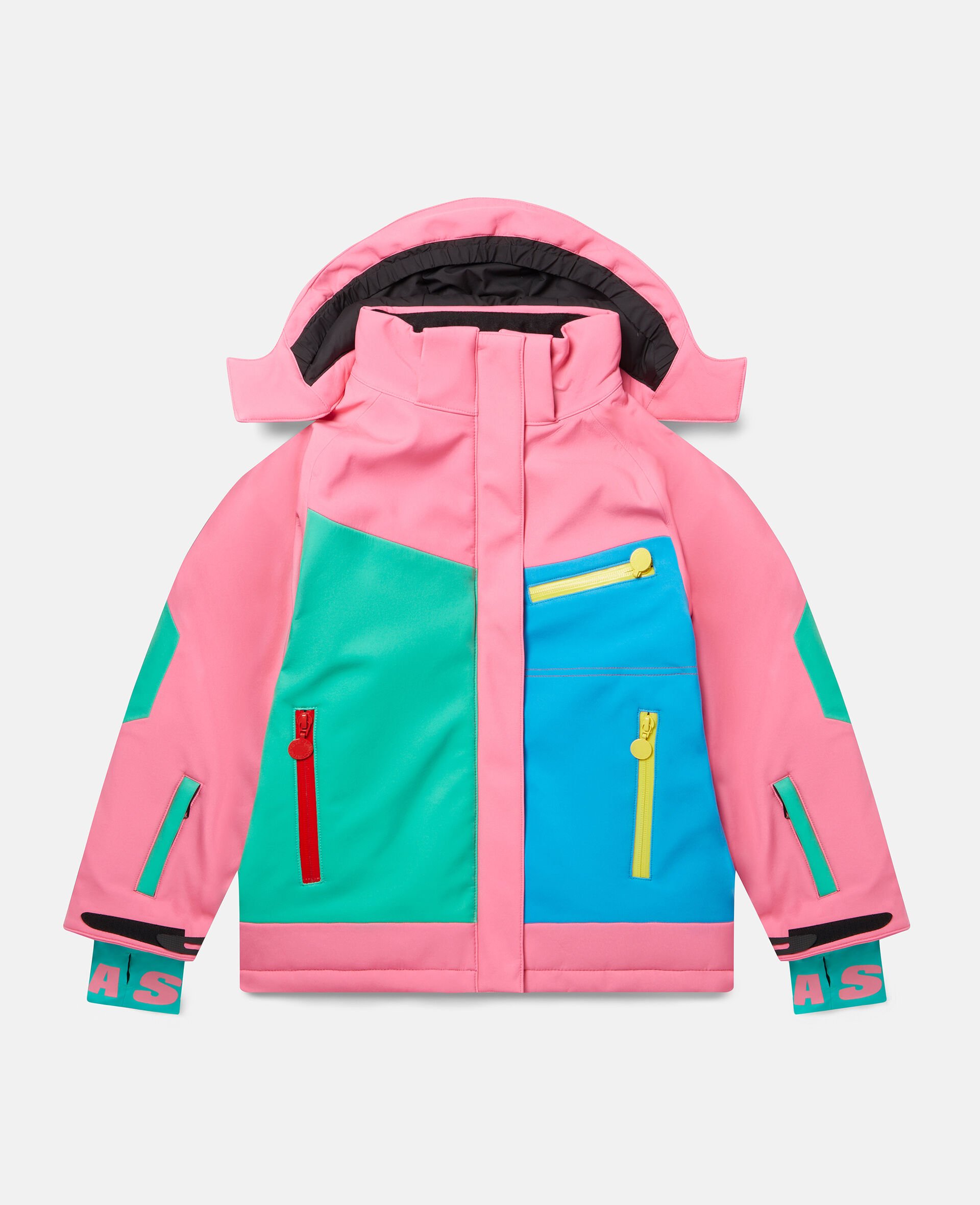 Colourblock Snow Jacket-Multicoloured-large